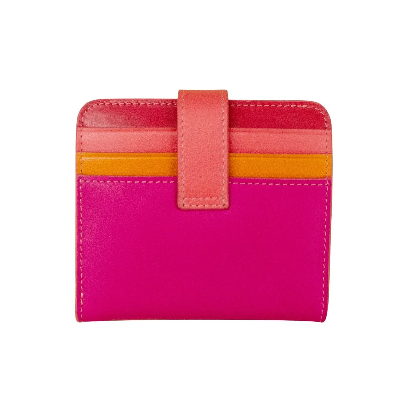 Leather Handbags and Accessories 7301 Sunset Multi - RFID Small Wallet