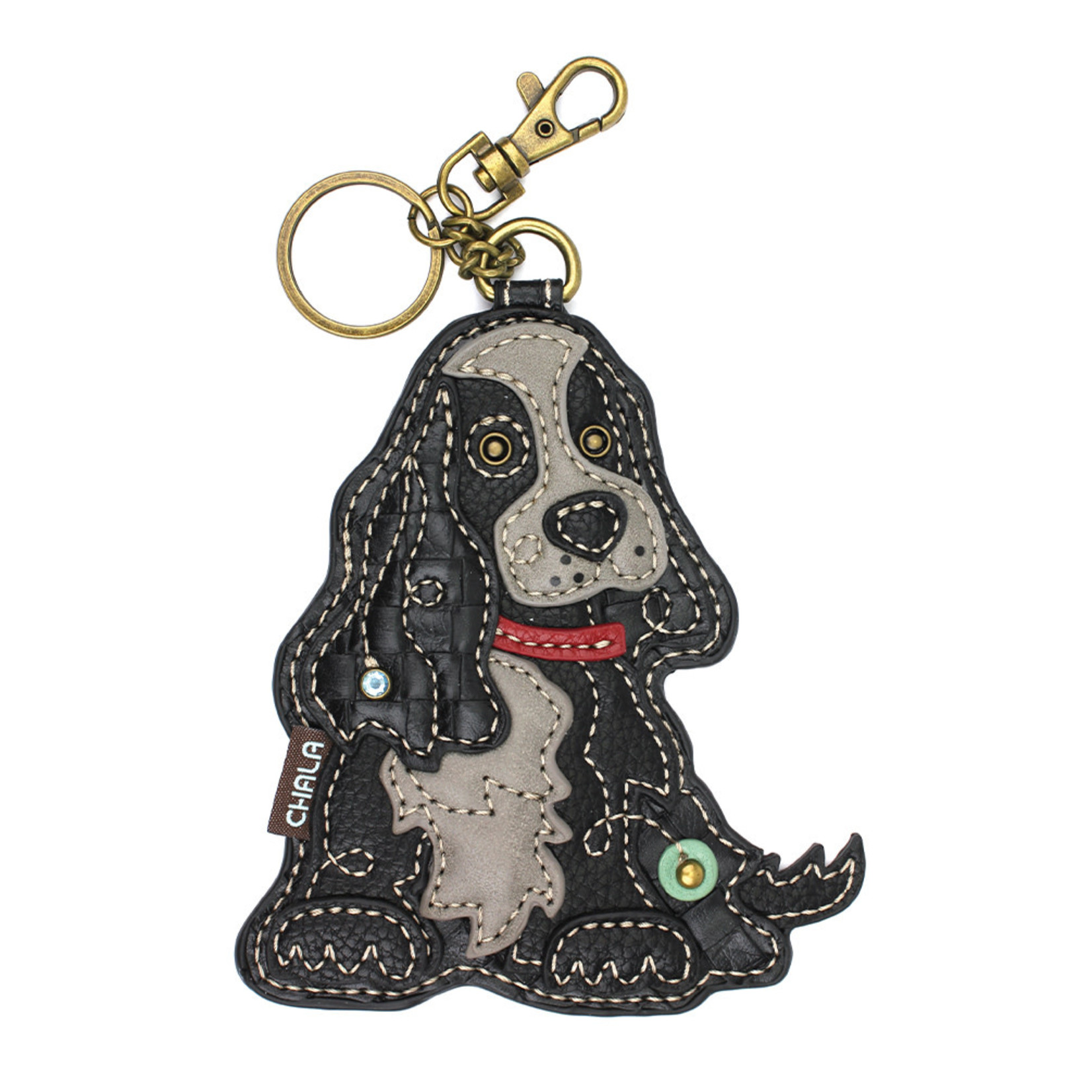 Chala Key Fob - Cocker Spaniel - Black