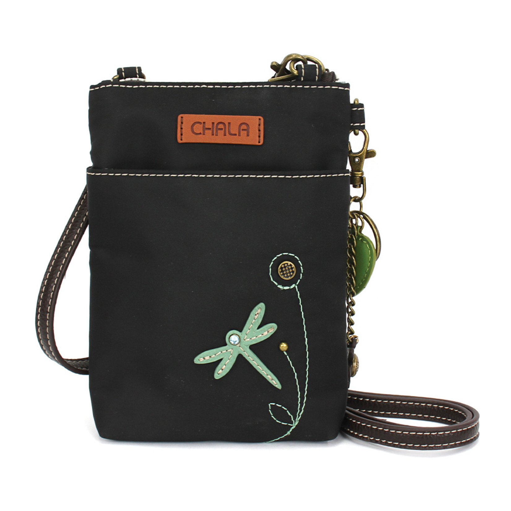 Chala Venture Cell Phone Crossbody - Dragonfly Black