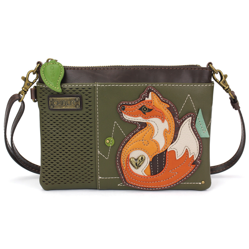 Laser Cut Mini Crossbody - Fox A - The Handbag Store