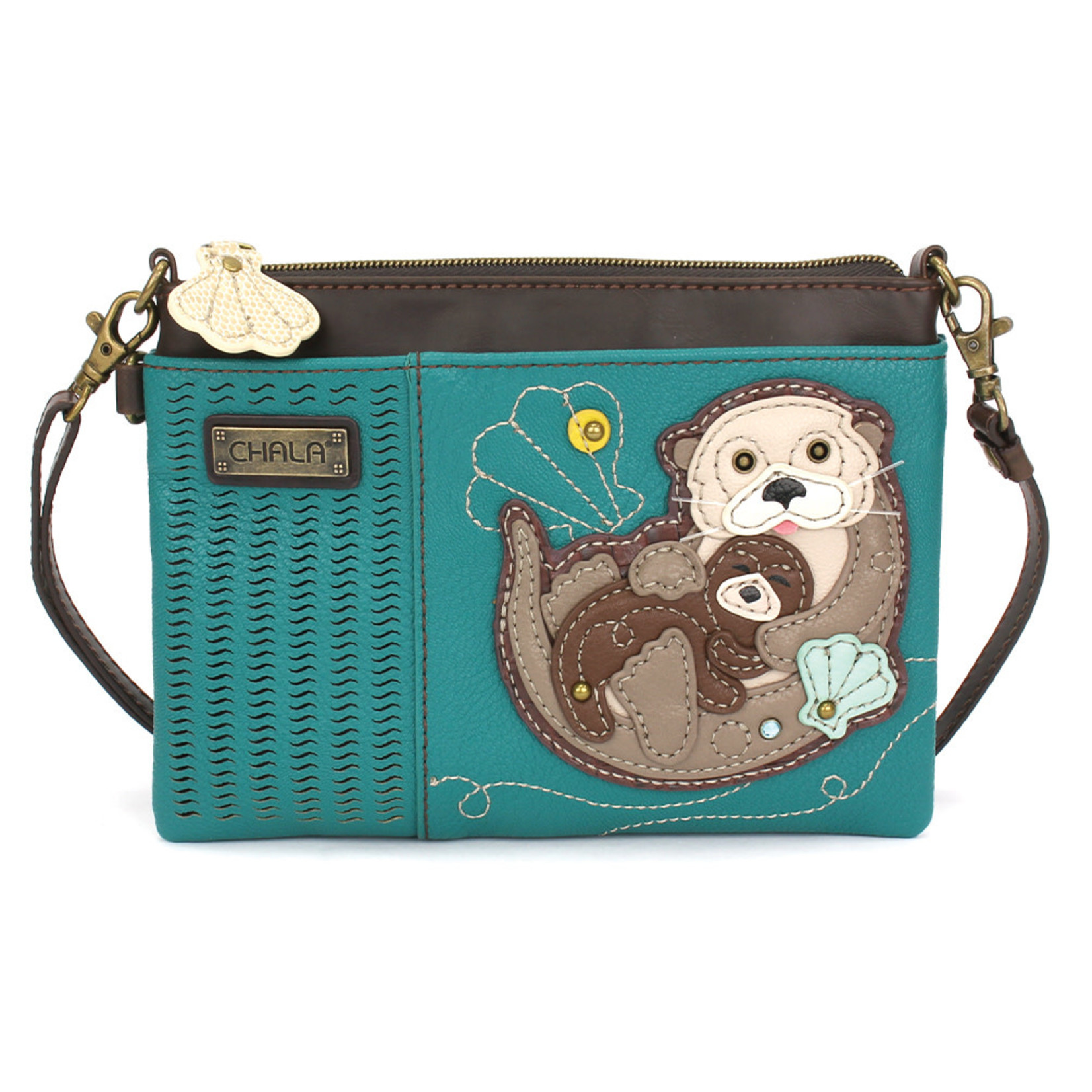 Chala Laser Cut Mini Crossbody - Otters