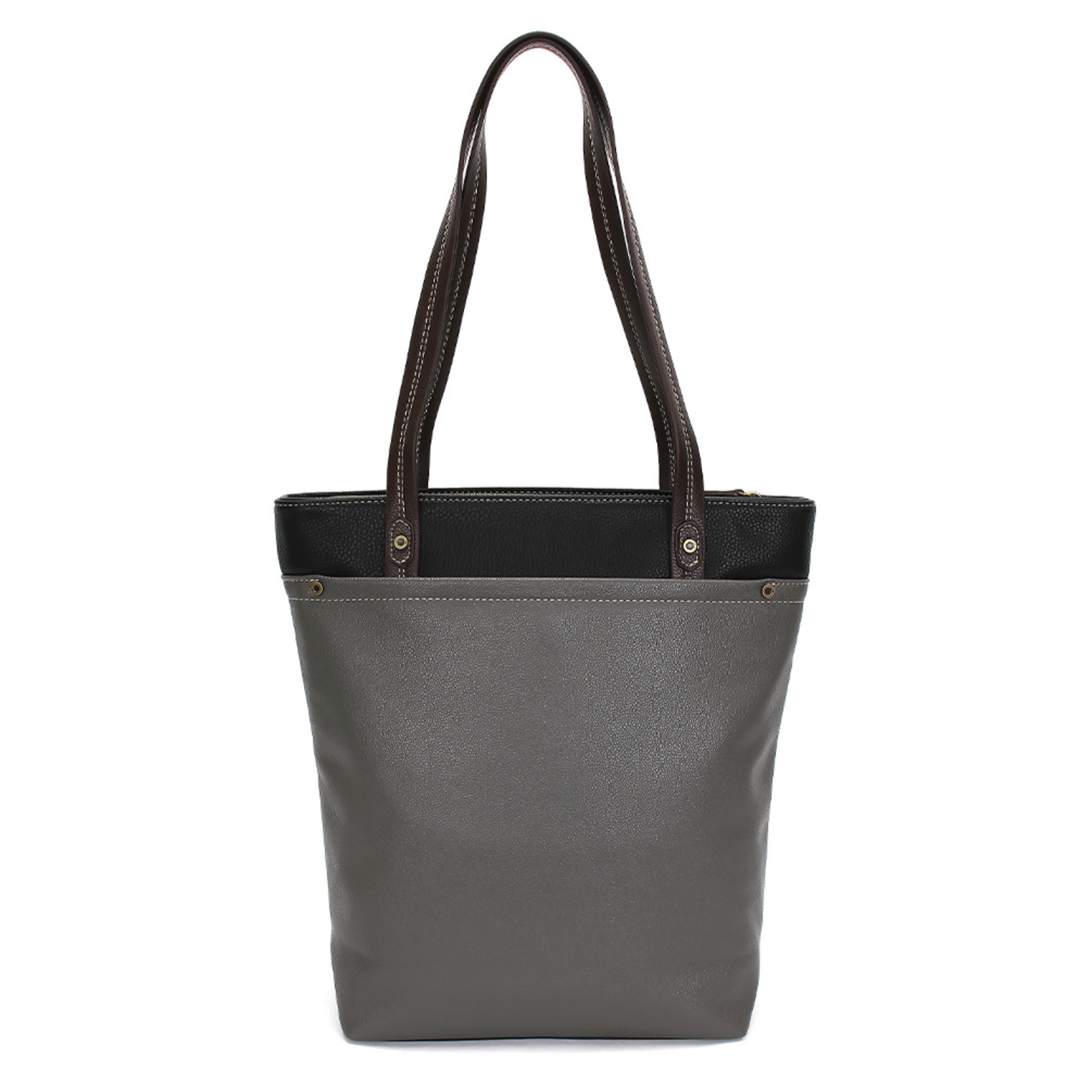 Chala Deluxe Everyday Tote - Paw Print - Black & White