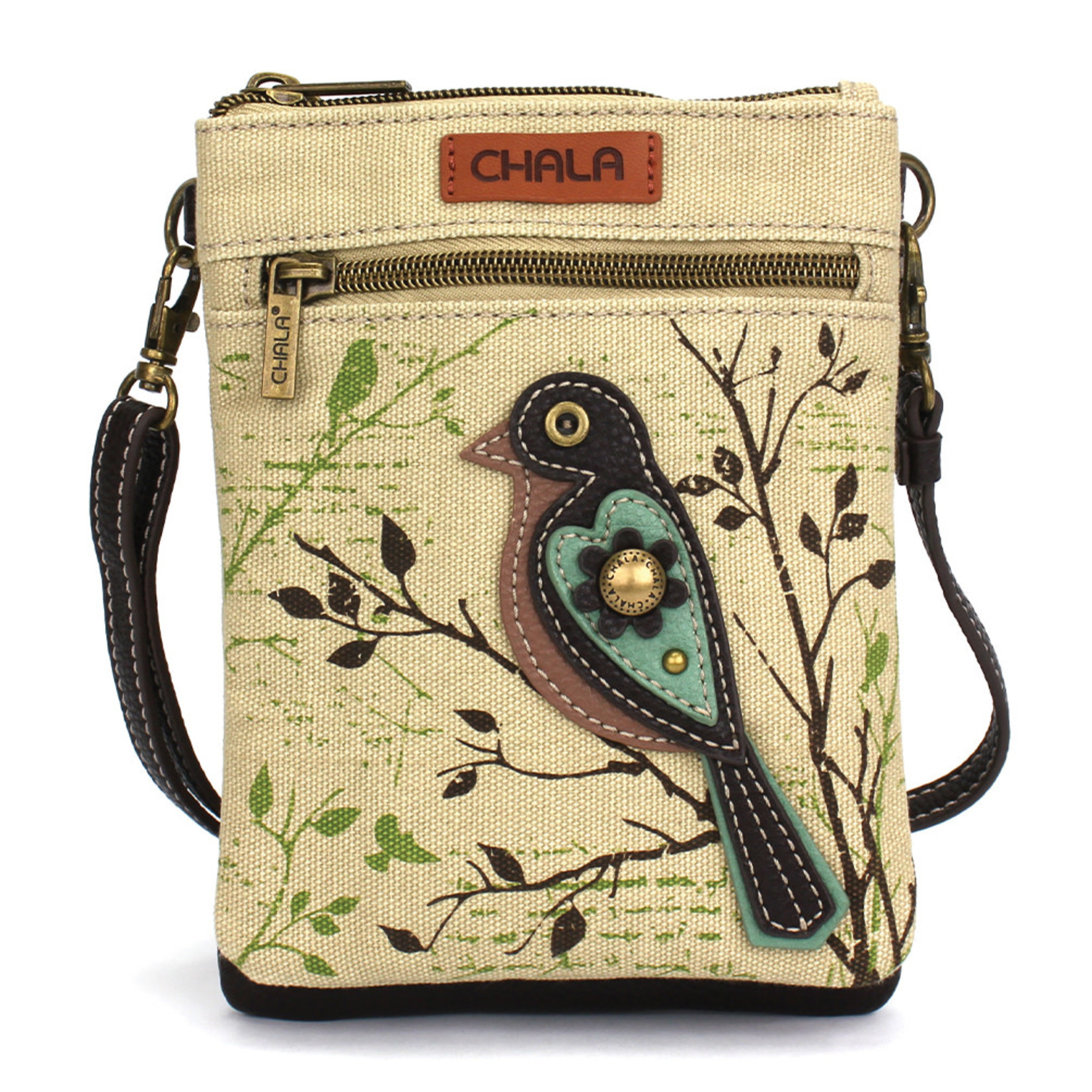 Chala Double Pocket Crossbody - Bird