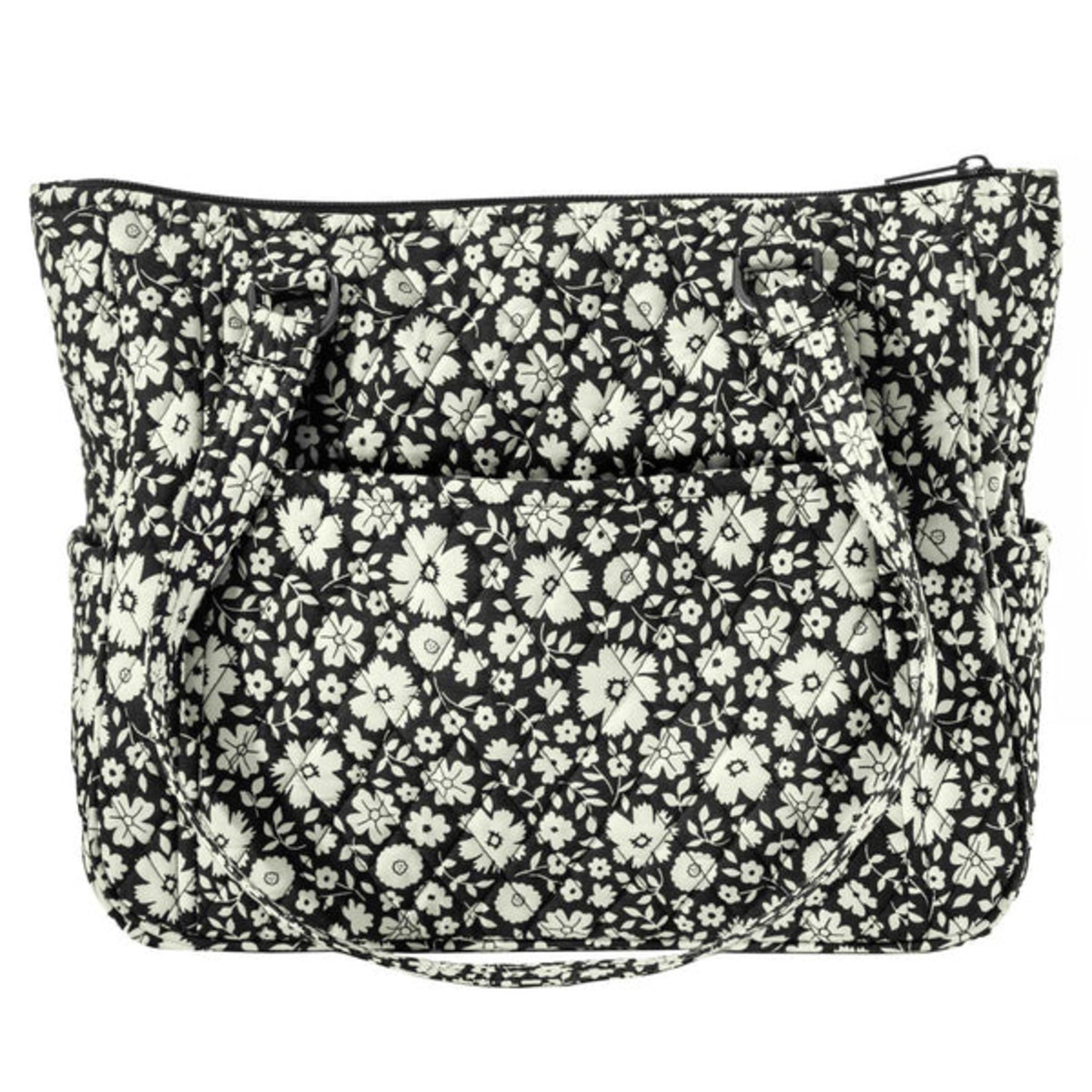 Bicolor Floral Black - Everyday - The Handbag Store