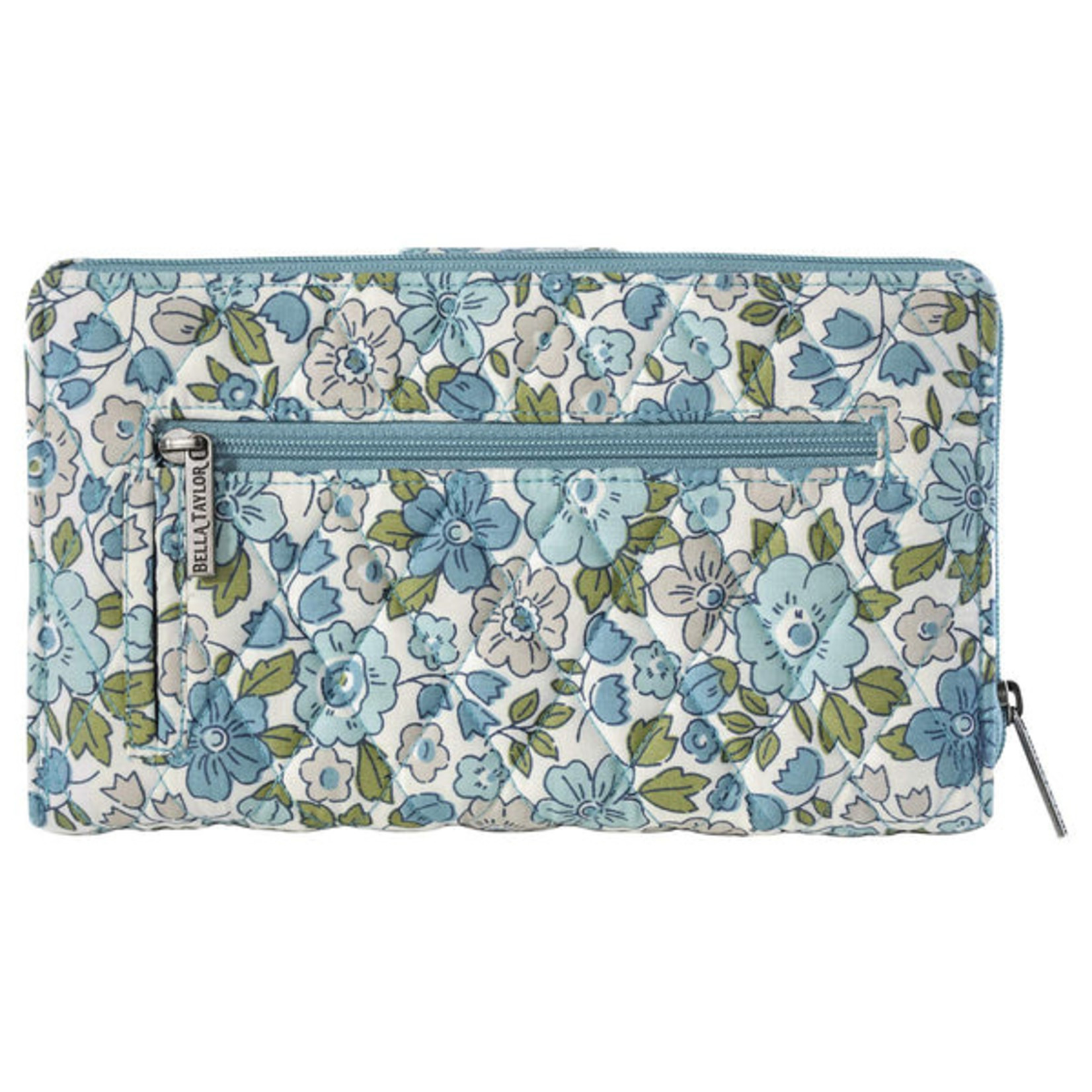 Bella Taylor Delicate Floral Blue - RFID Cash System Wallet