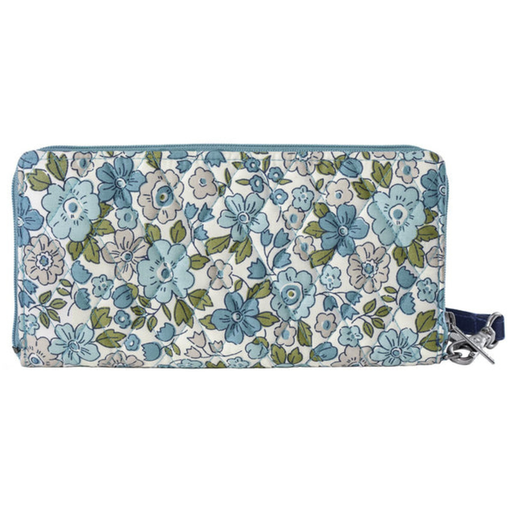 Bella Taylor RFID Envelope Wallet - Delicate Floral Blue