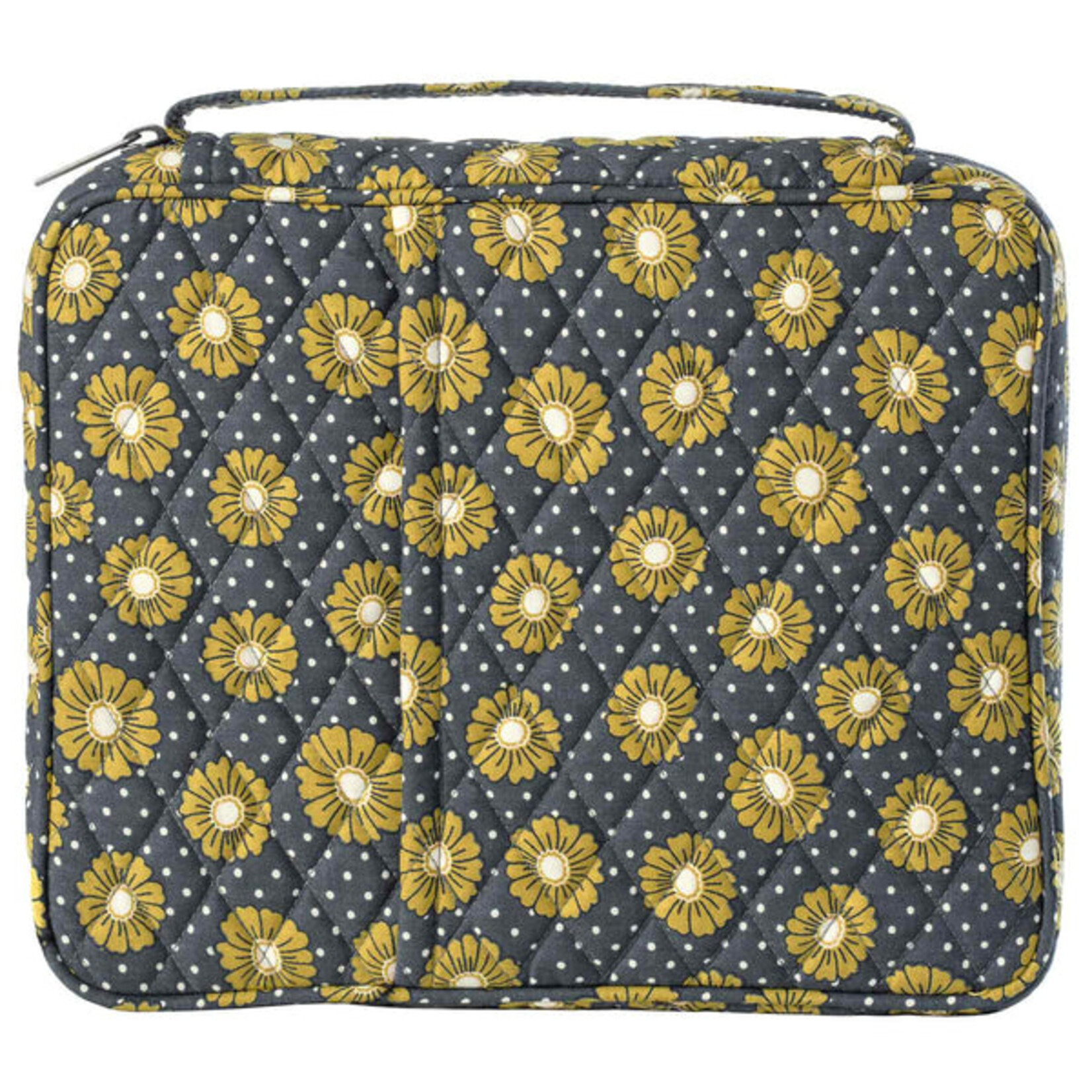 Bella Taylor Dotted Daisy Charcoal - Book and Bible Cover