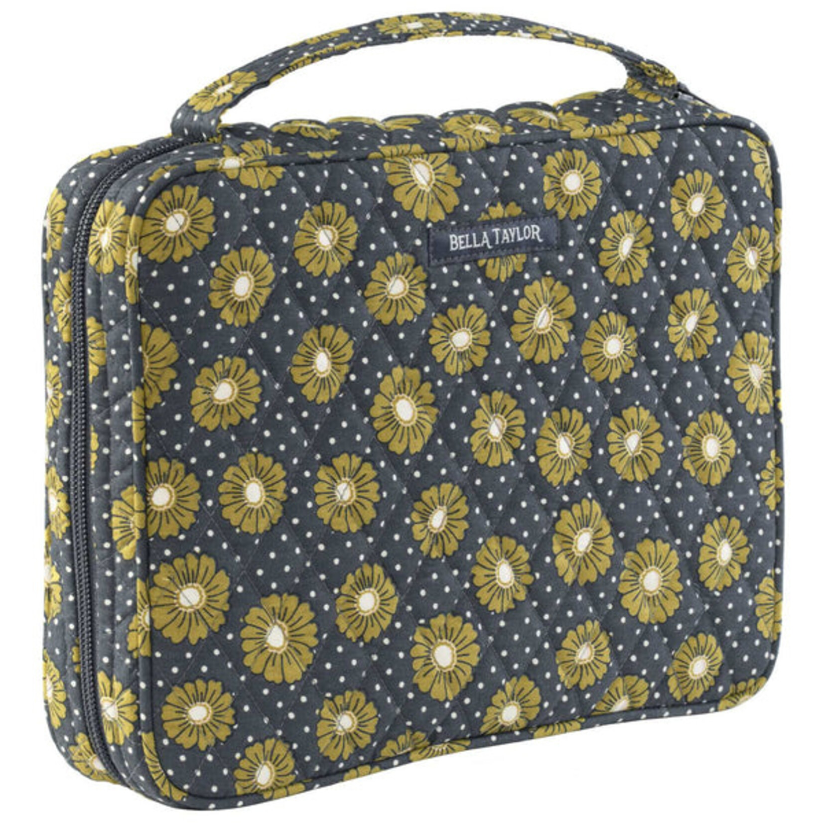 Bella Taylor Dotted Daisy Charcoal - Book and Bible Cover