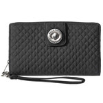 Bella Taylor Solid Black - RFID Cash System Wallet