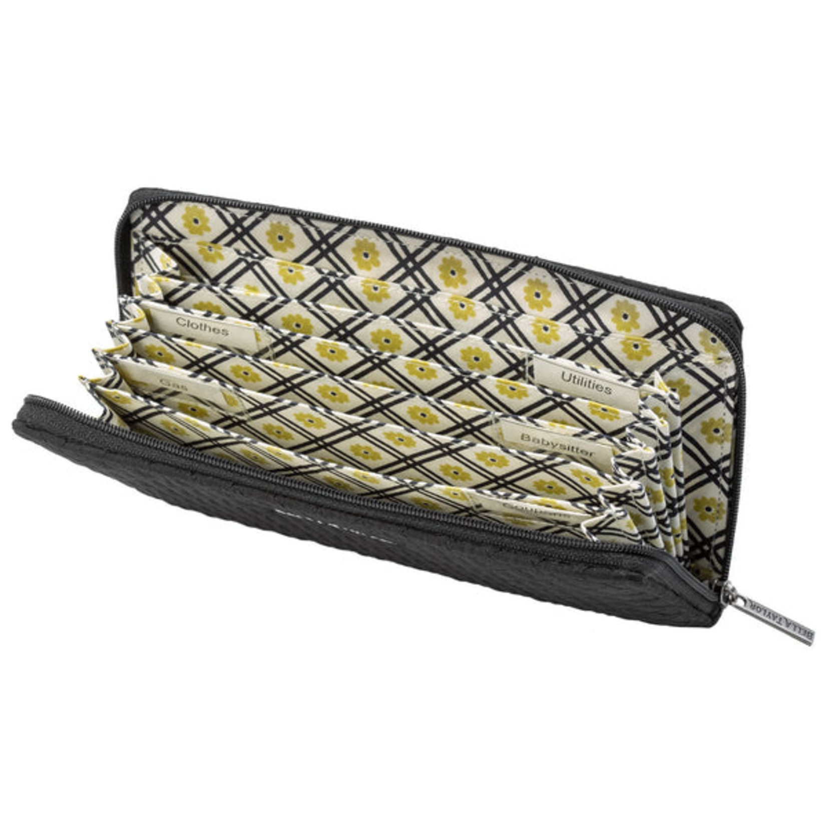 Bella Taylor RFID Envelope Wallet - Solid Black