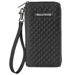 Bella Taylor RFID Modern Wristlet Wallet - Solid Black