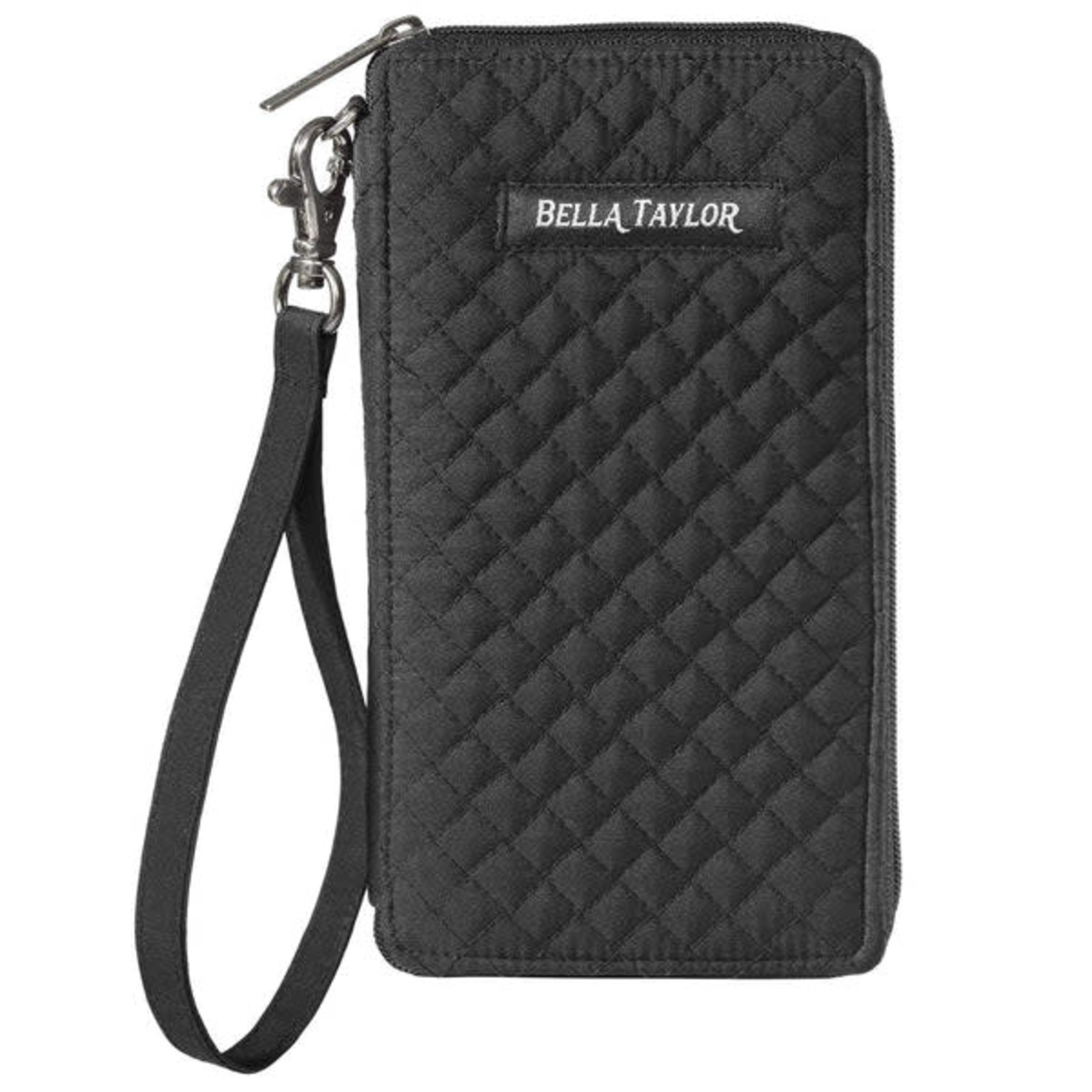 Bella Taylor RFID Modern Wristlet Wallet - Solid Black