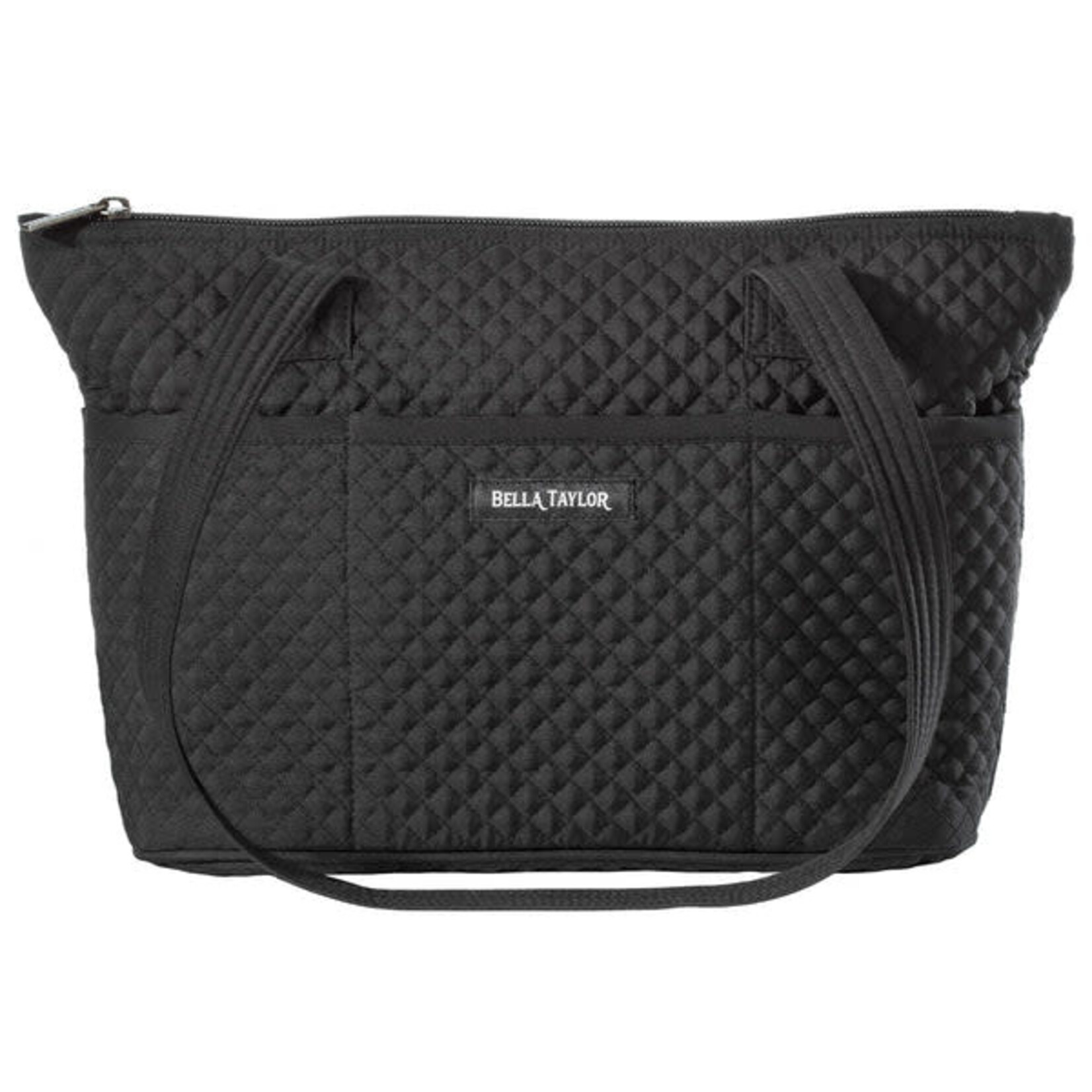 Bella Taylor Small Shoulder Tote - Solid Black