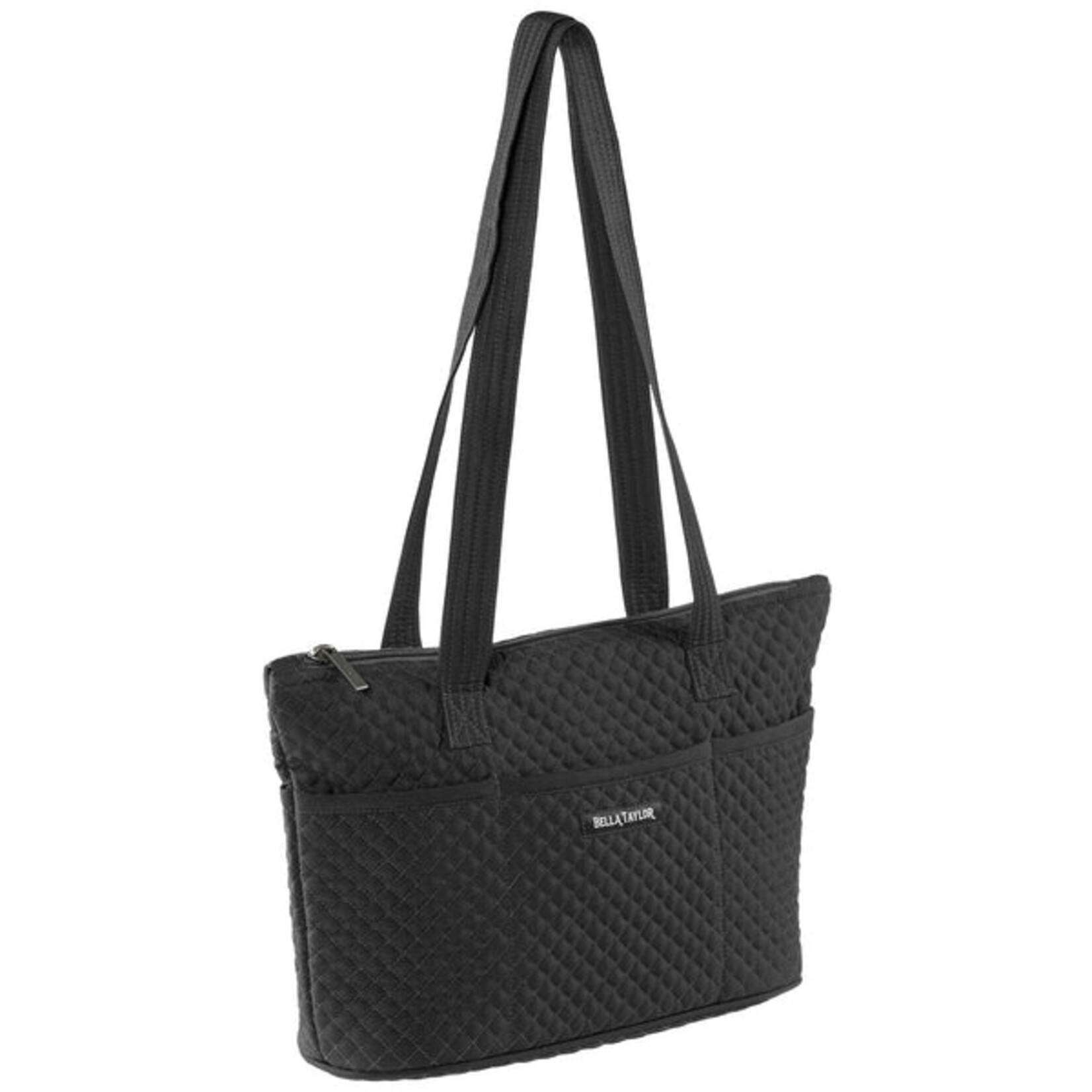 Bella Taylor Small Shoulder Tote - Solid Black