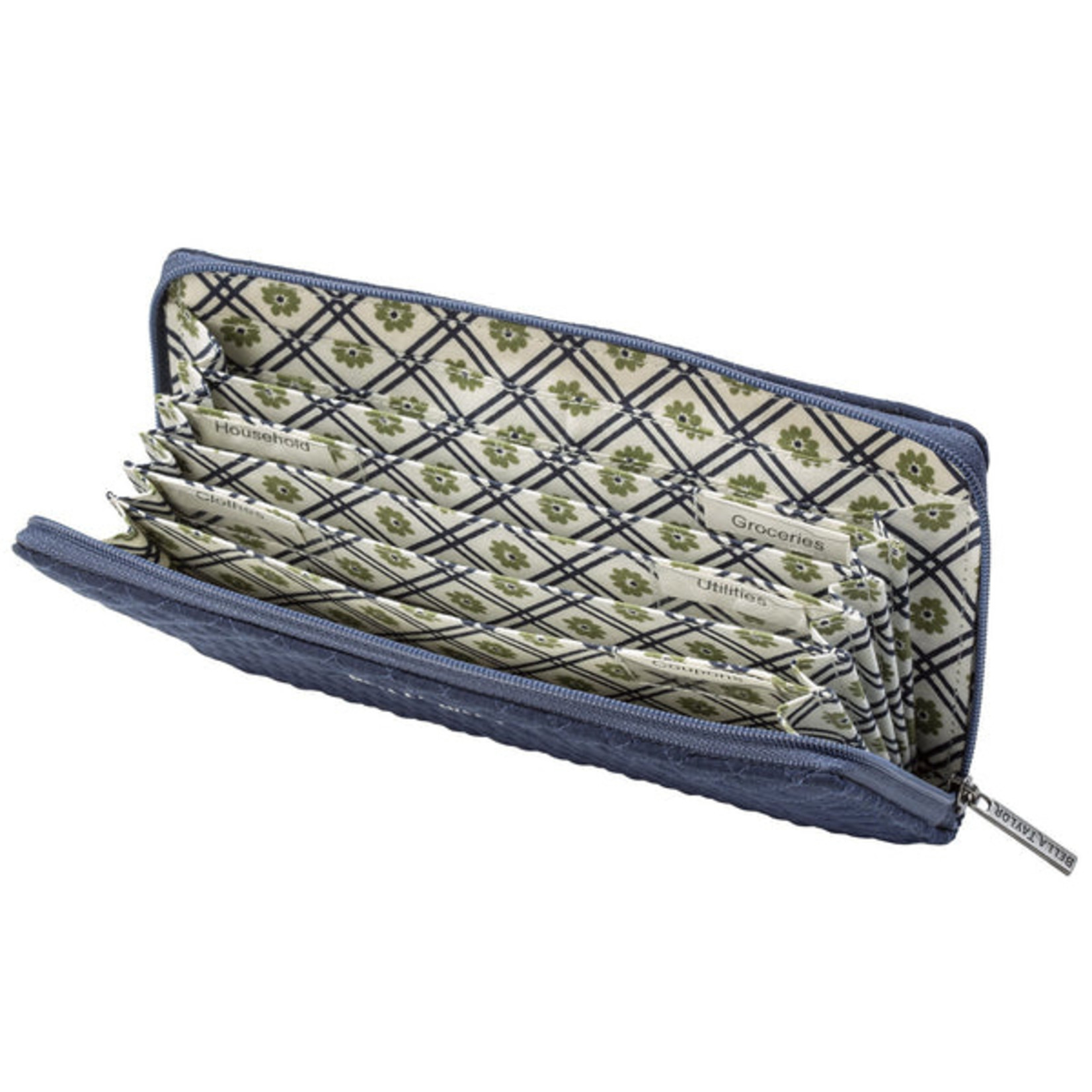 Bella Taylor RFID Envelope Wallet - Solid Navy
