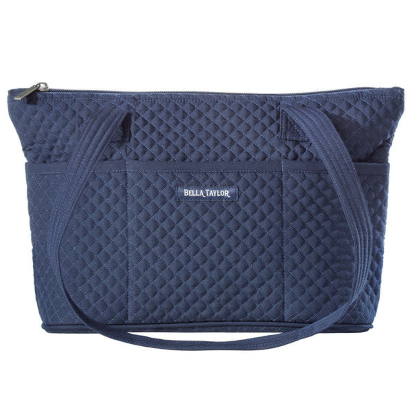 Bella Taylor Small Shoulder Tote - Solid Navy