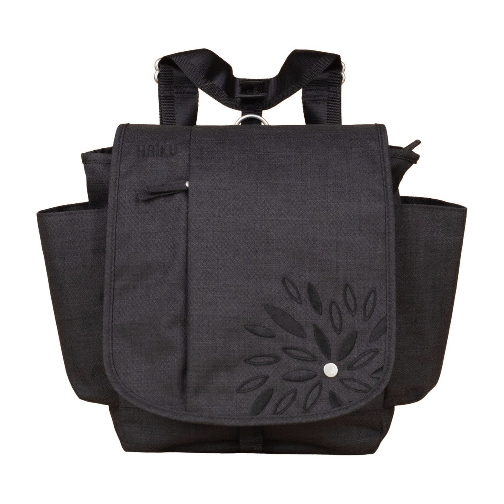 Haiku To Go Convertible Messenger - Black In Bloom