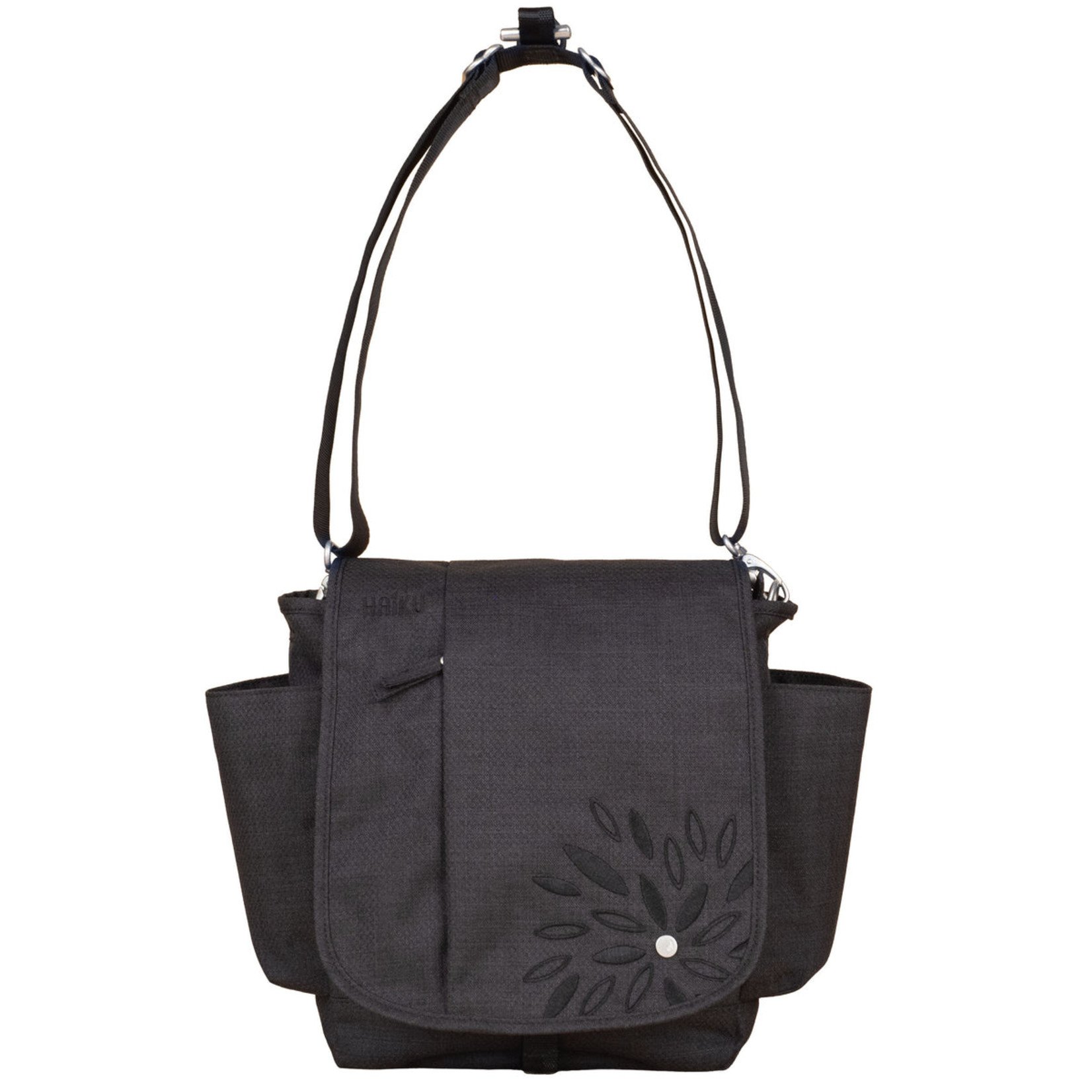 Haiku To Go Convertible Messenger - Black In Bloom