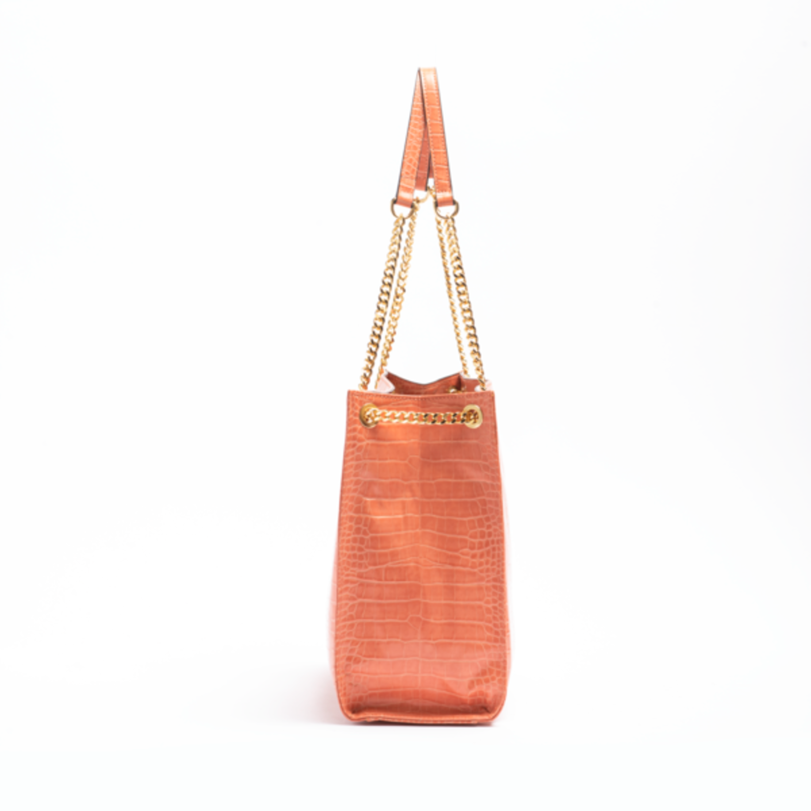 Faux croc tote bag sale