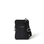 Baggallini Securtex Anti-Theft Activity Crossbody Bag - Black