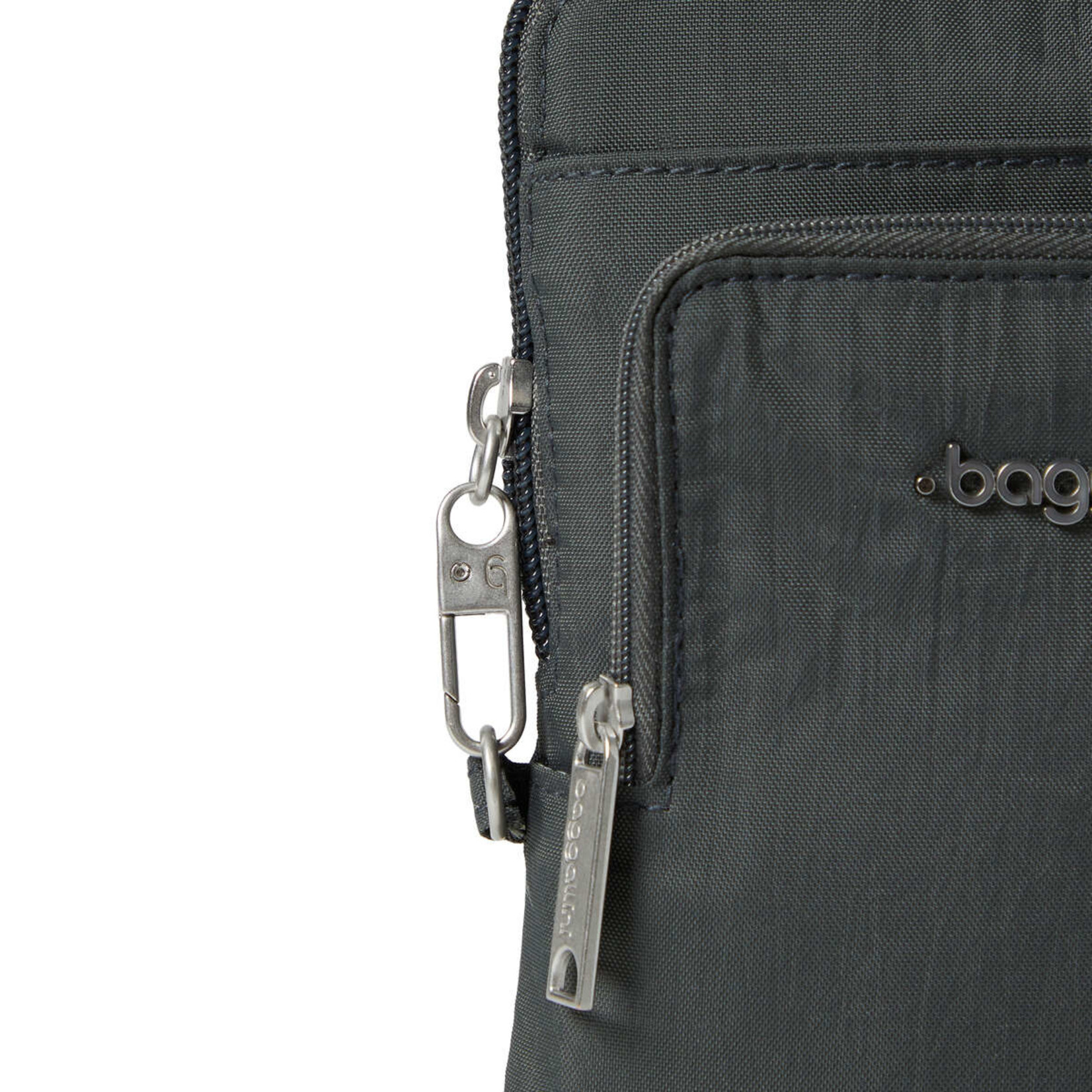 Baggallini Anti-Theft Activity Crossbody Bag - Charcoal