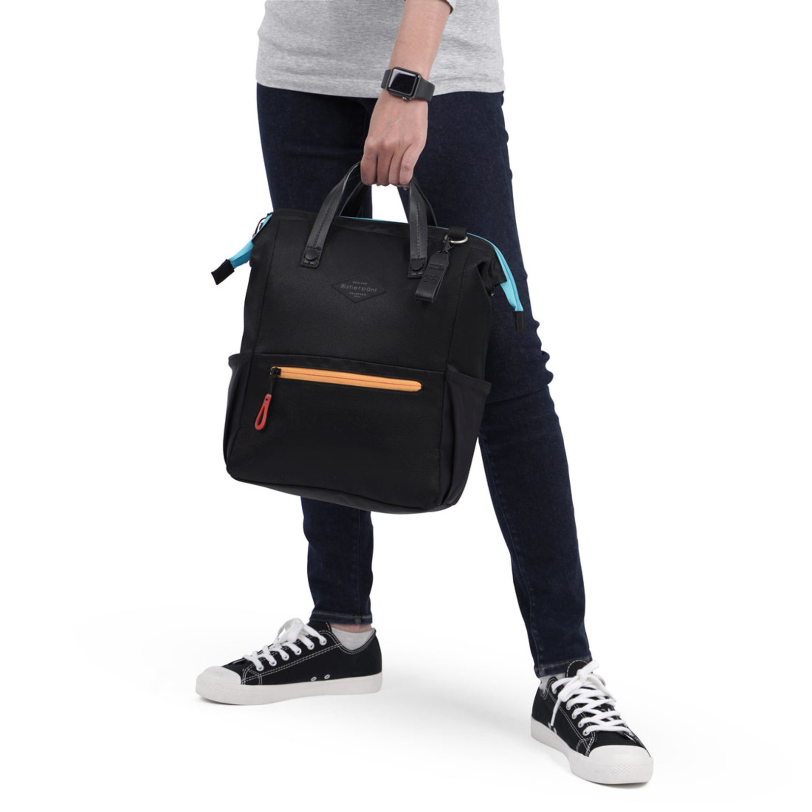 anello KUCHIGANE BACKPACK UNISEX - Rucksack - black/grey/black 