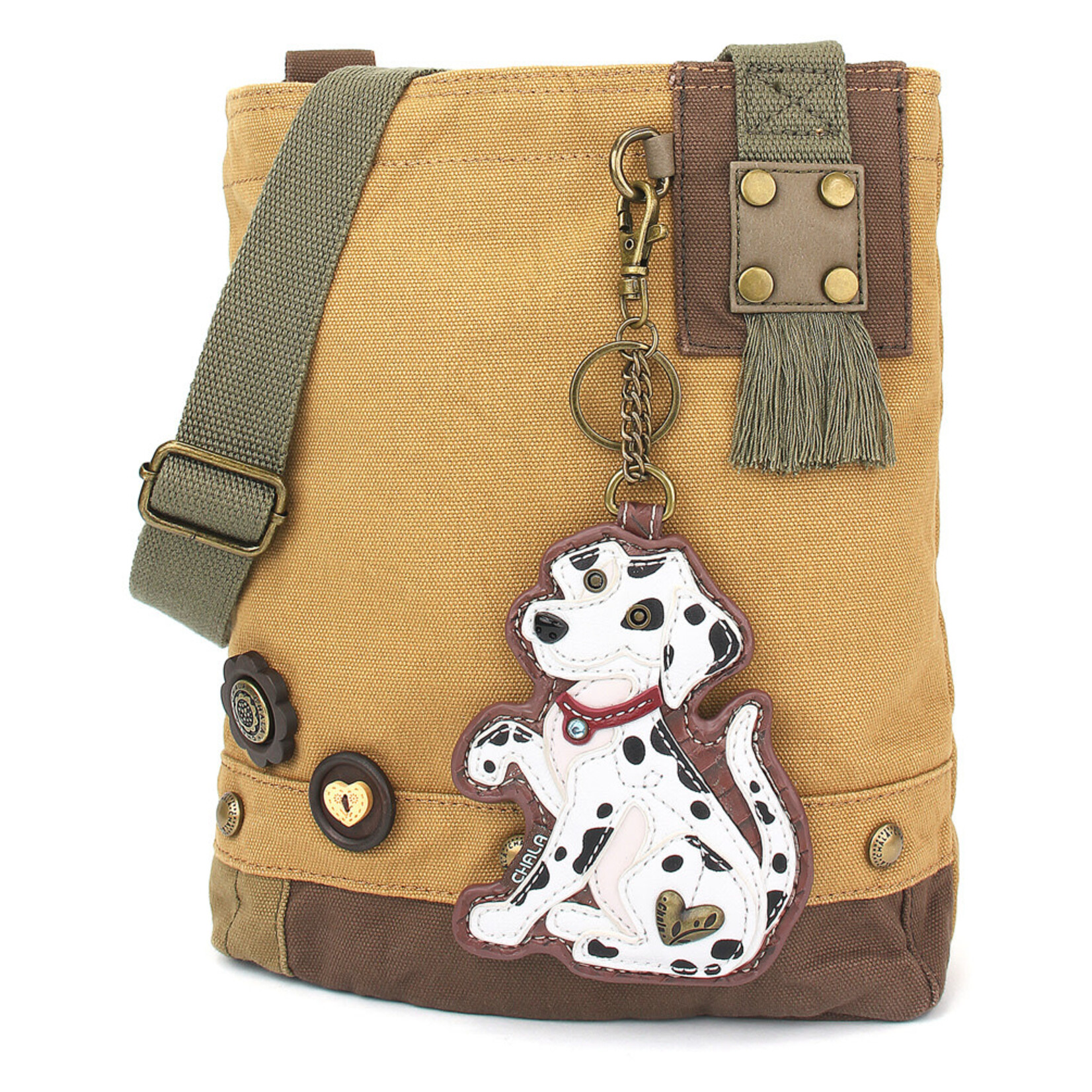 Chala Patch Crossbody - Dalmatian - Brown