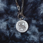 Hufflepuff Toggle Choker - Silver