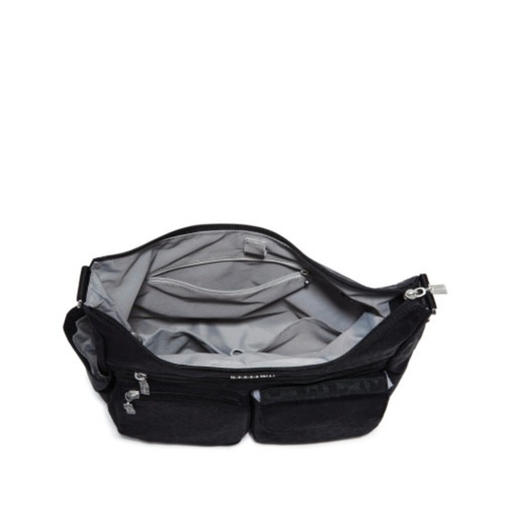 Baggallini Modern Everywhere Bag - Black Cheetah Embossed