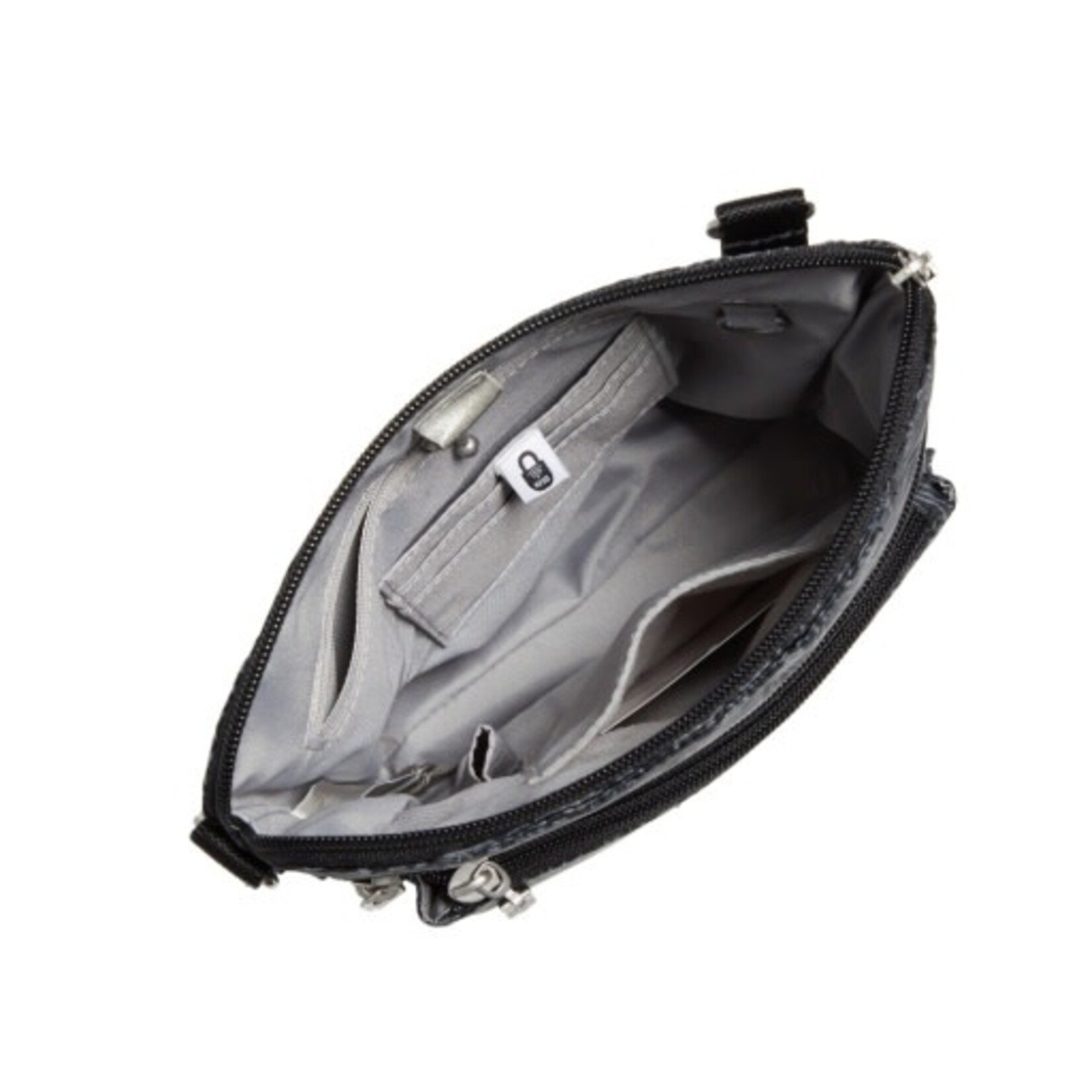 Baggallini Modern Pocket Crossbody - Midnight Blossom Print 2026