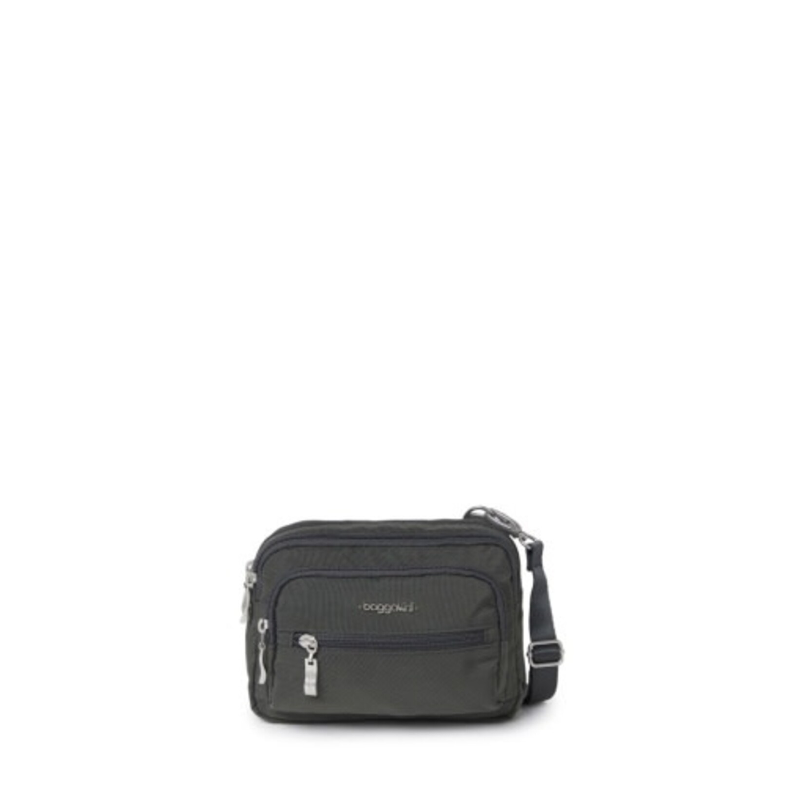 Baggallini Triple Zip Bagg - Charcoal