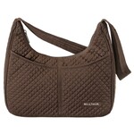 Bella Taylor Blakely Shoulder Bag - Chocolate Microfiber