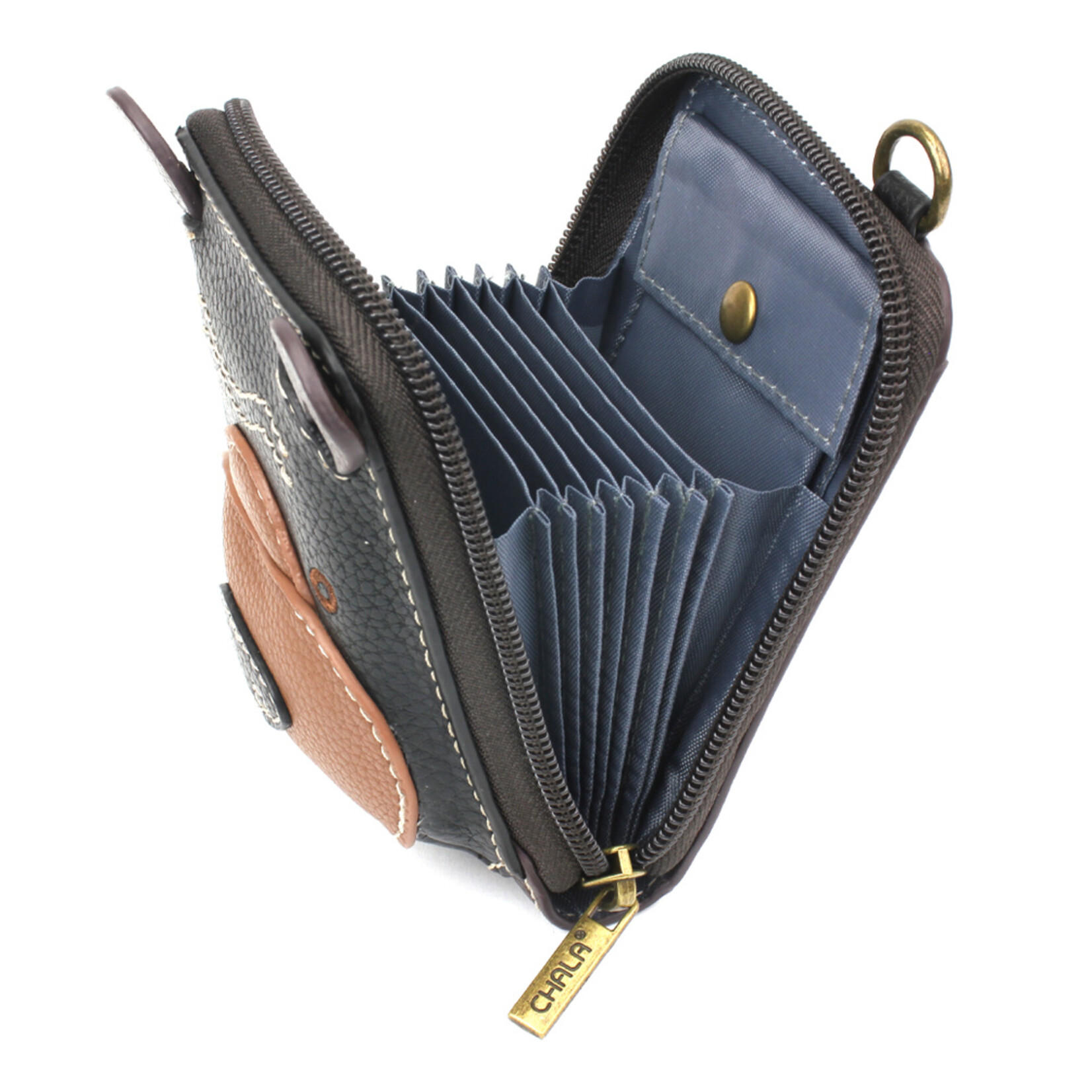 Personalized Leather Credit Card Holder - Walter Drake