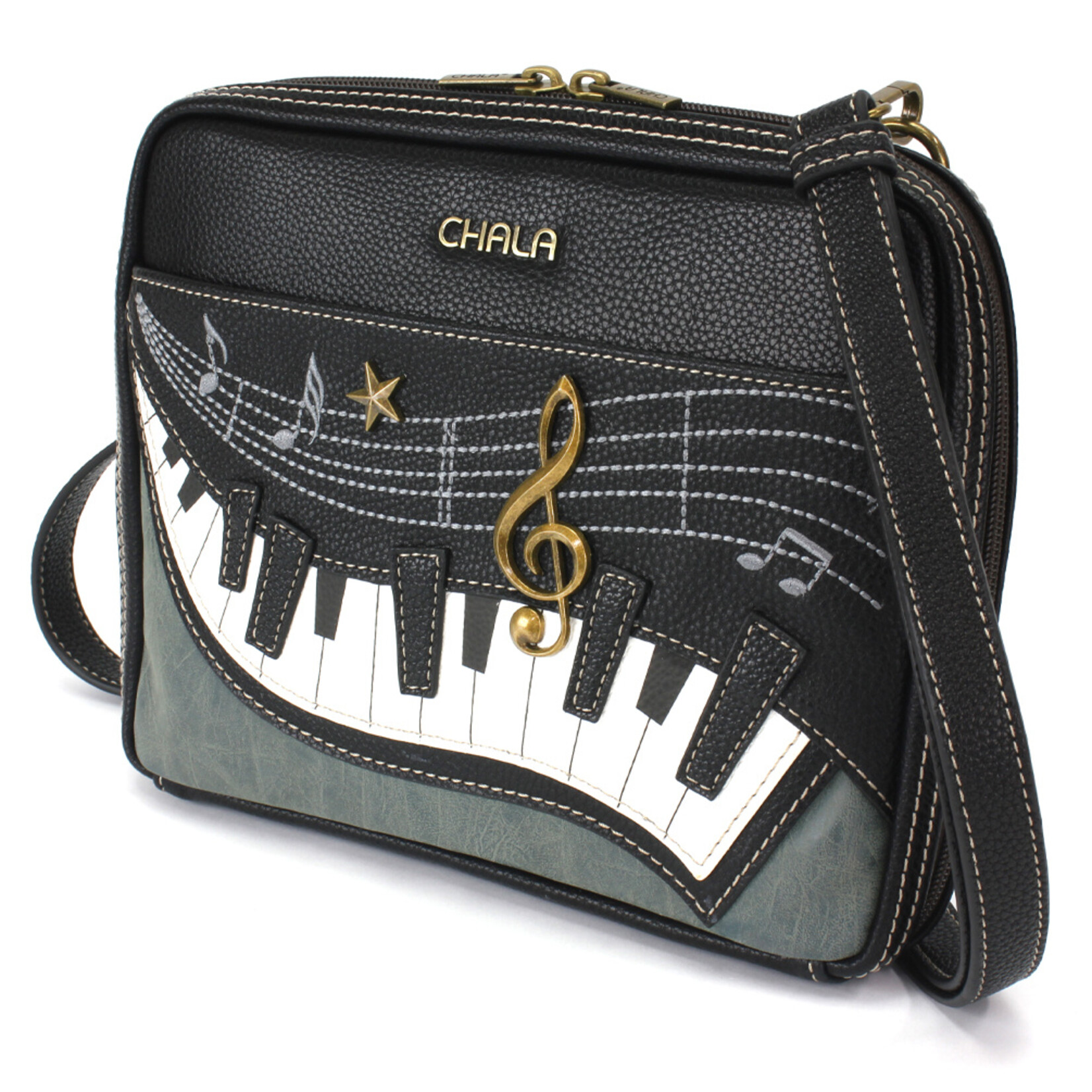 Chala Companion Organizer Crossbody - Piano