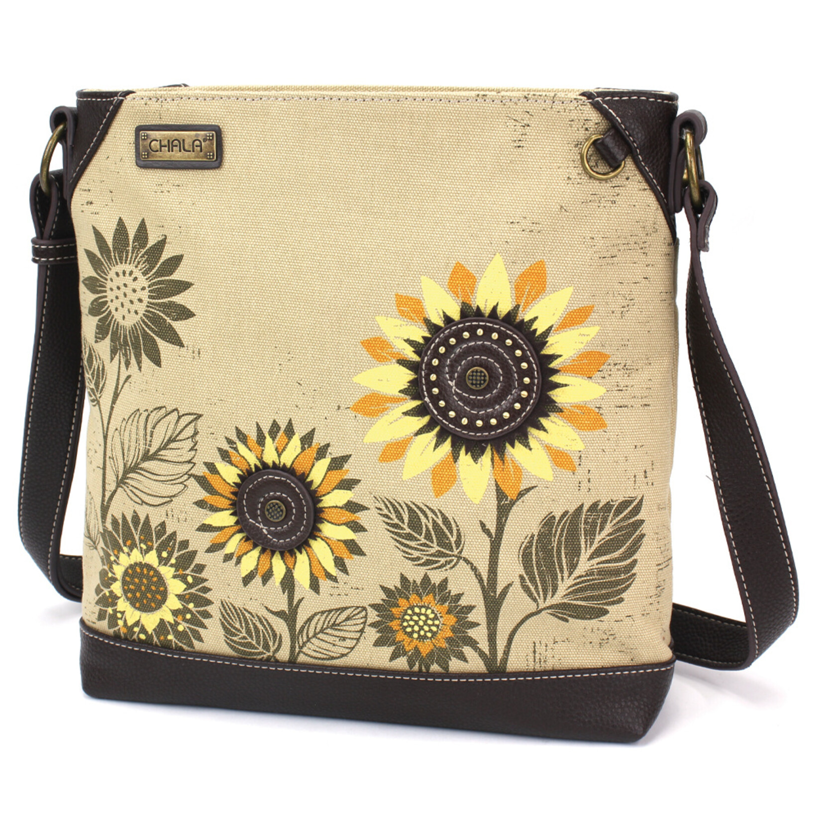 Chala Safari Canvas Crossbody - Sunflower