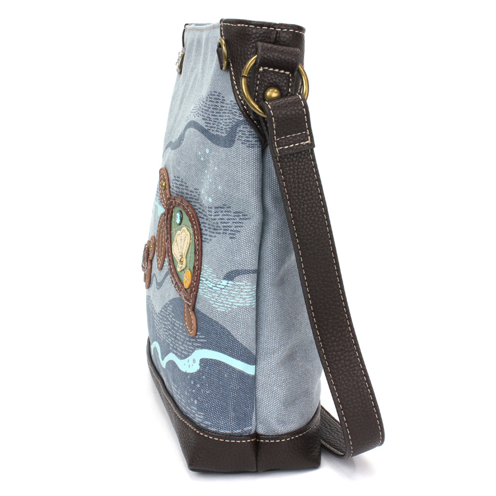 Chala Canvas Crossbody - Turtles