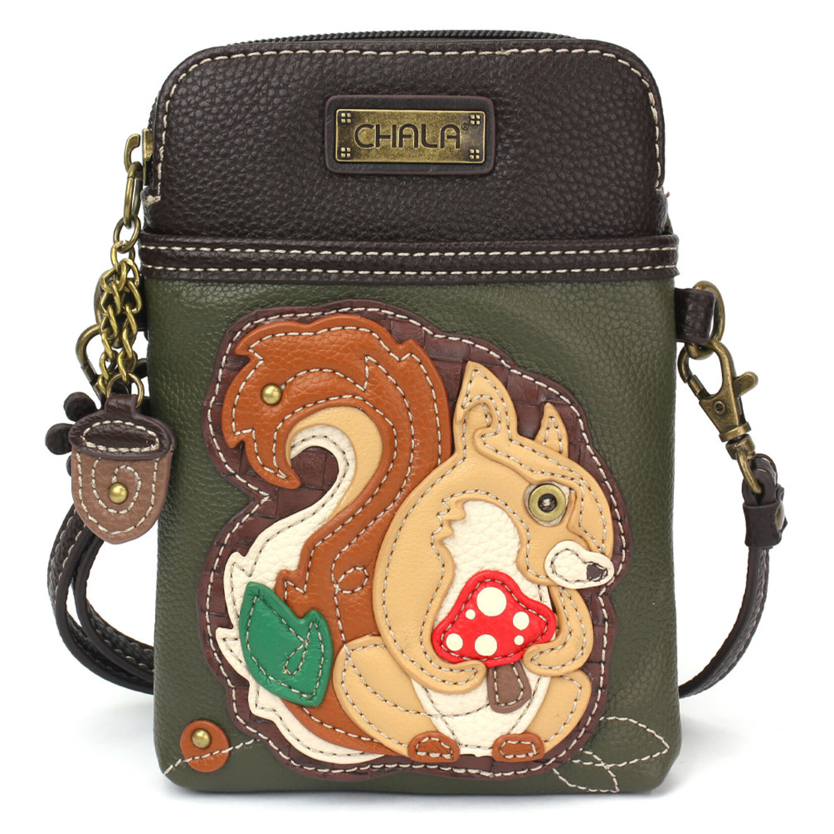 Chala Cell Phone Crossbody - Squirrel A