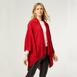 Coco+Carmen 2249012A Hooded Kiara Lightweight Wrap - Red