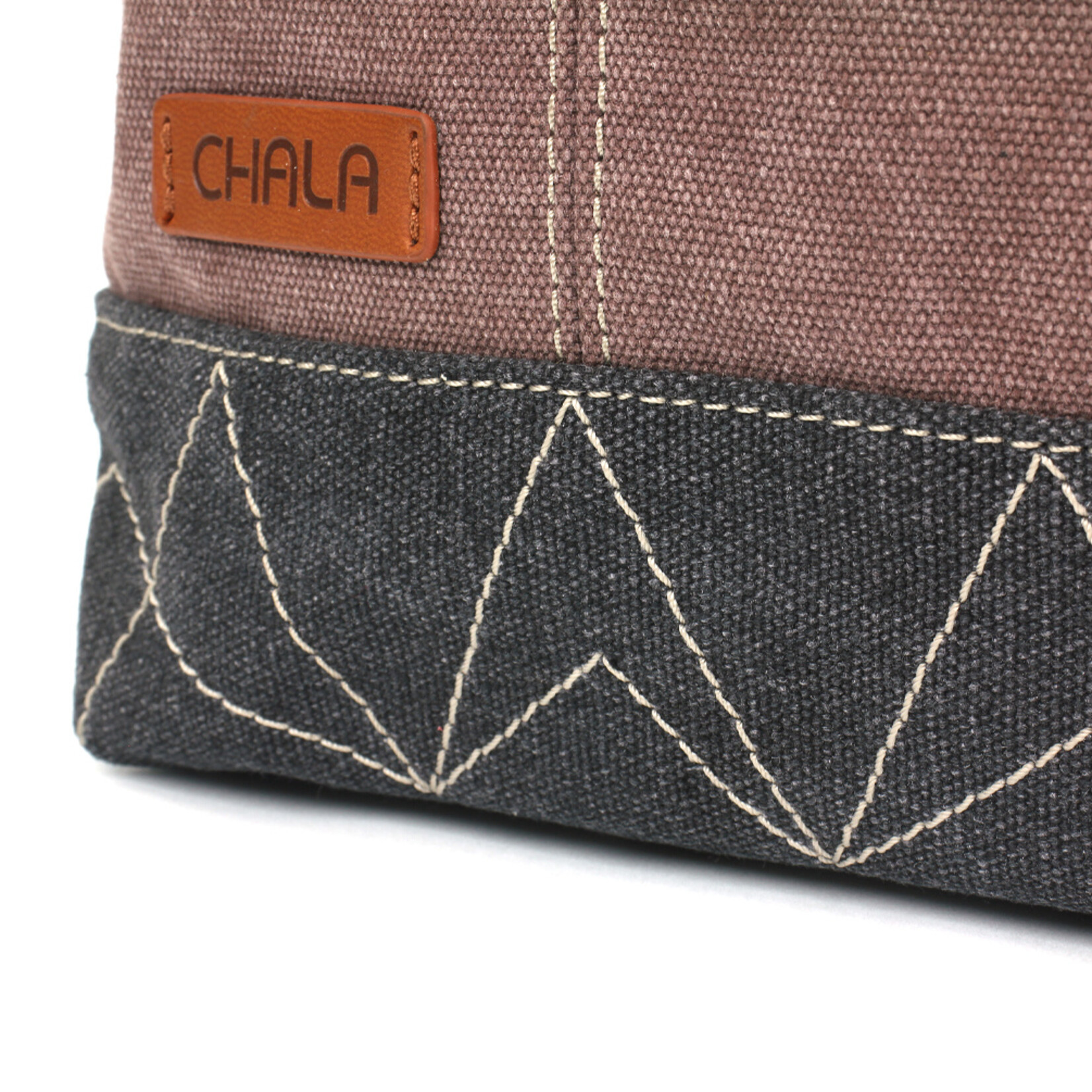 Chala Prism Crossbody - Chevron Cross - Olive