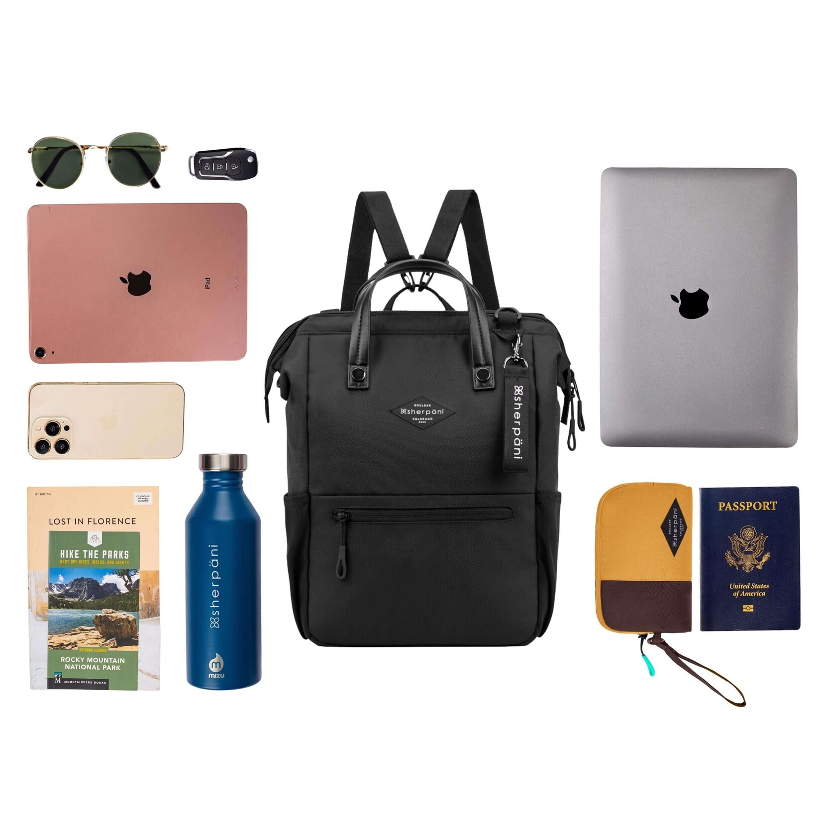 Sherpani Dispatch Backpack / Tote - Raven