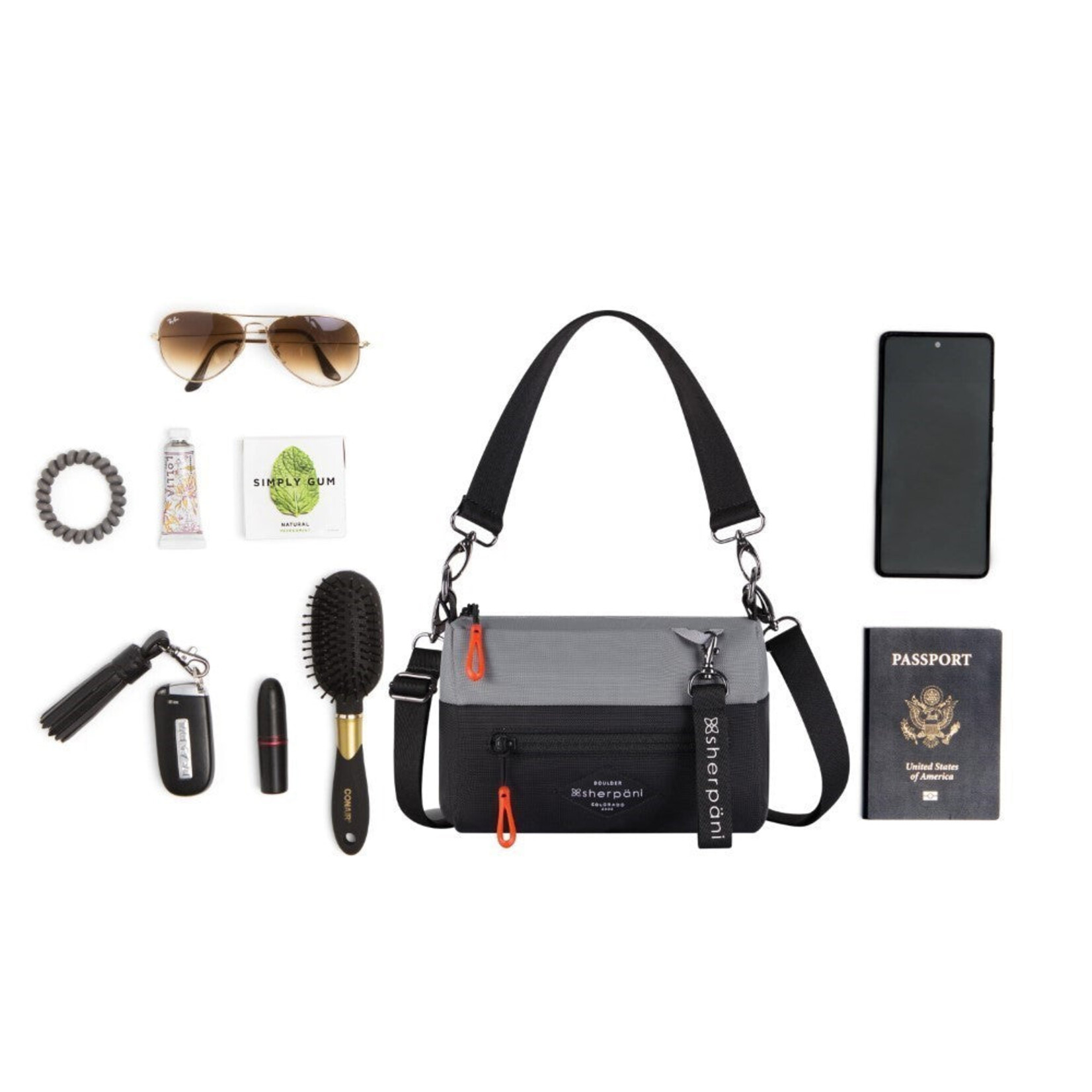 Sherpani Skye Crossbody - Stone SS23