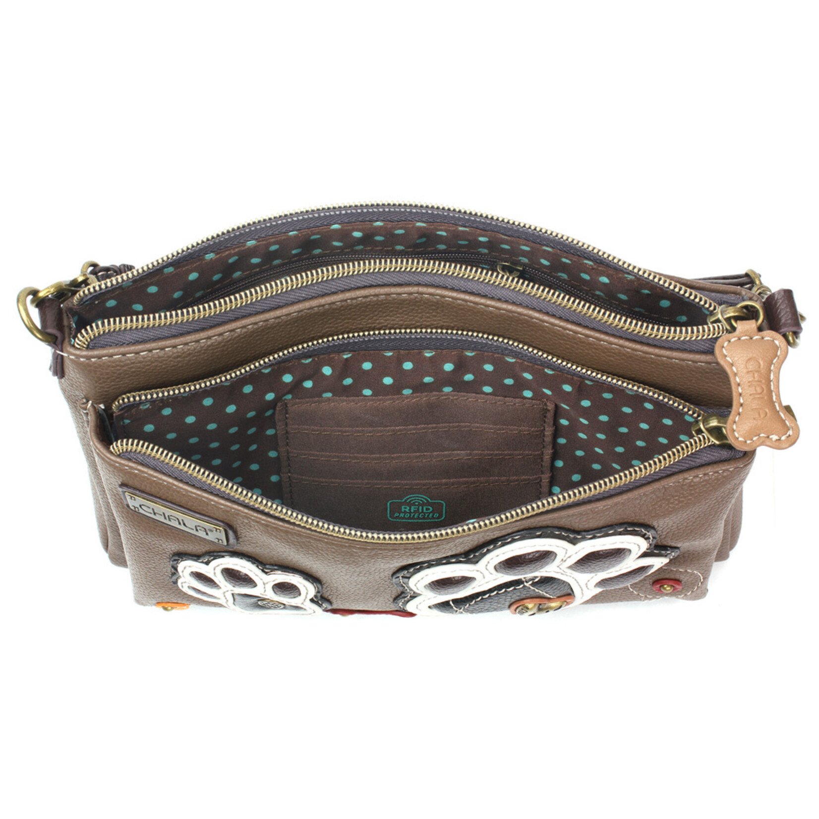 Chala Deluxe Crossbody - Pawprint