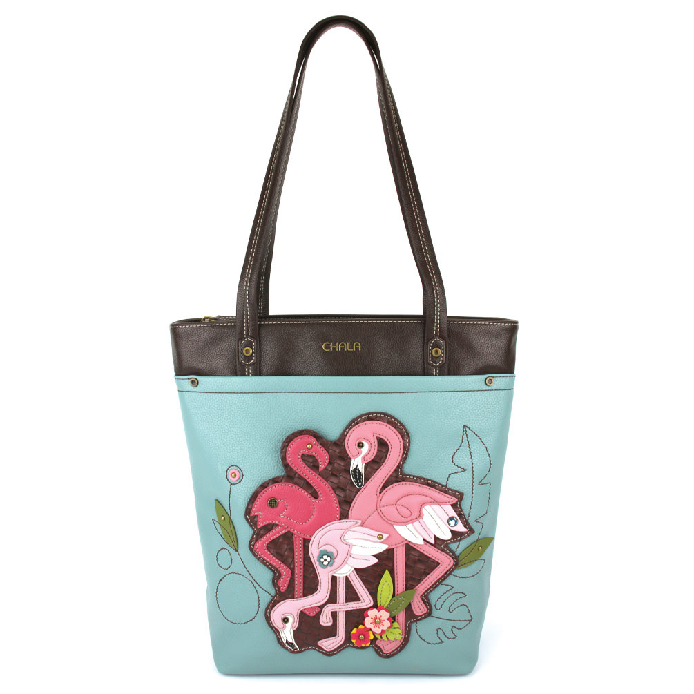 Deluxe Everyday Tote Flamingo The Handbag Store
