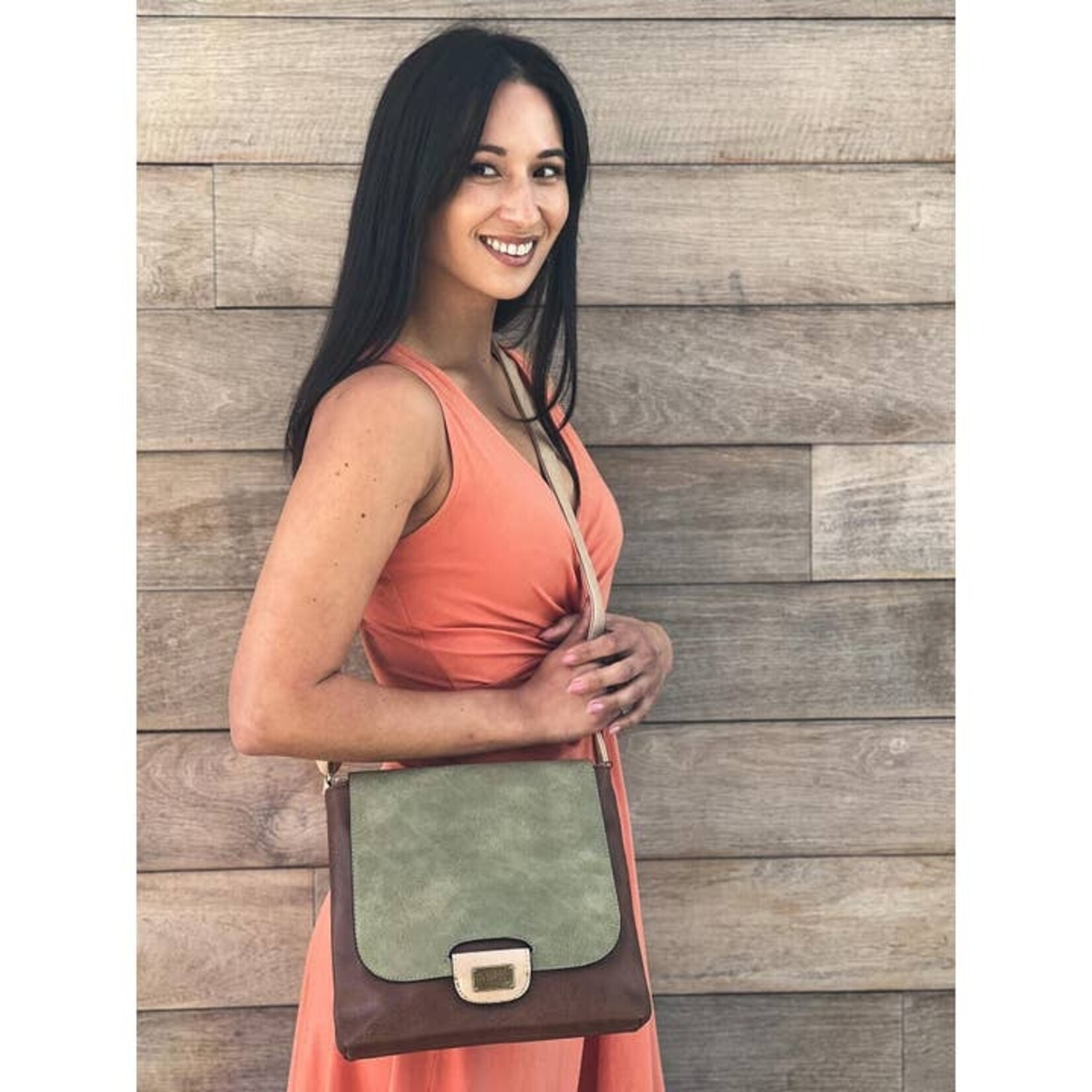 Liz Soto 3261 Olive - Amy Crossbody