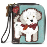 Chala Zip Around Wallet - Poodle A