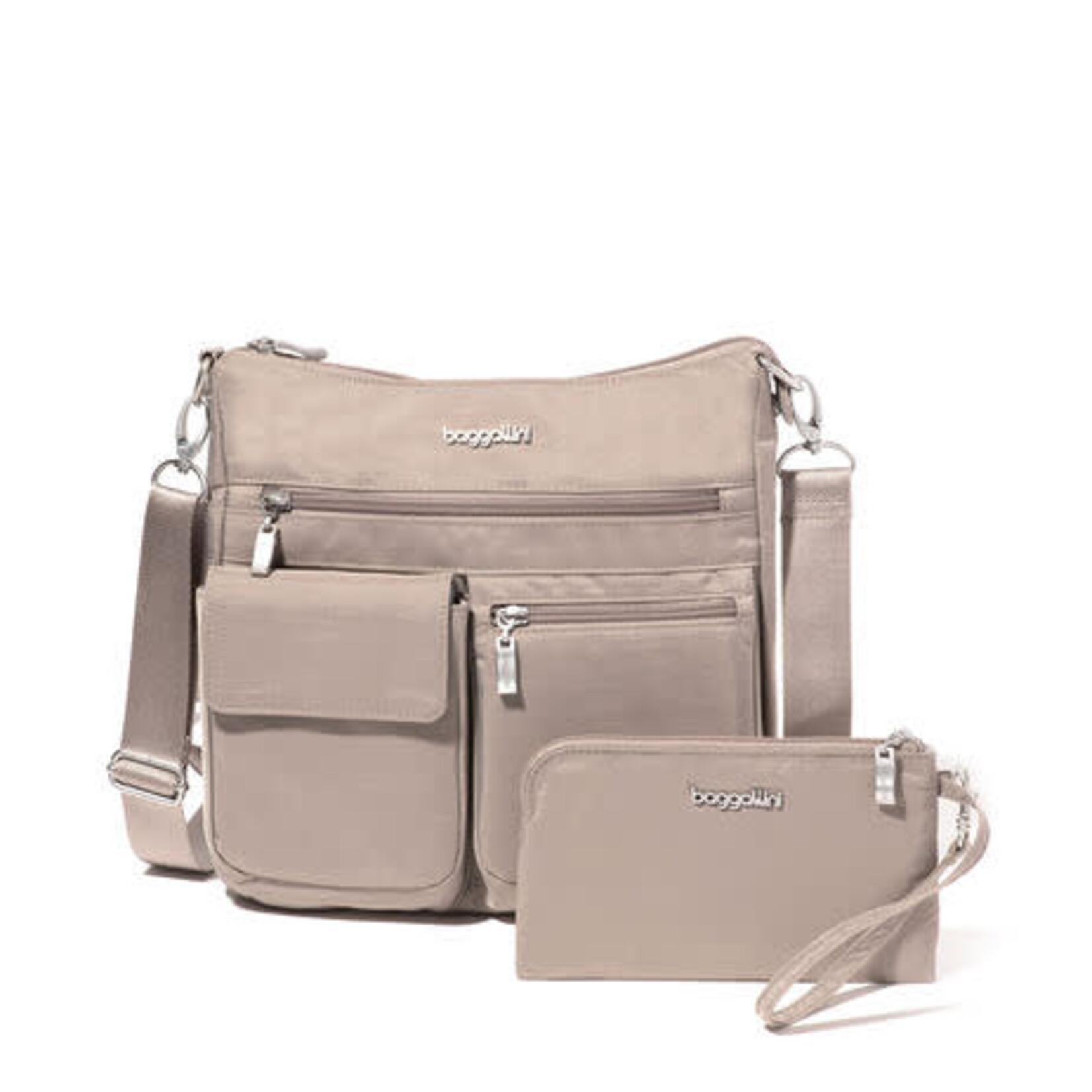 Baggallini Modern Everywhere Slim Crossbody - Moonrock 2026
