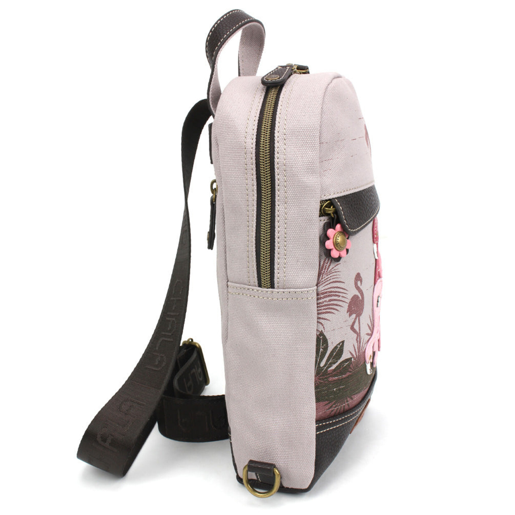 Chala Canvas Sling Bag Flamingo Group