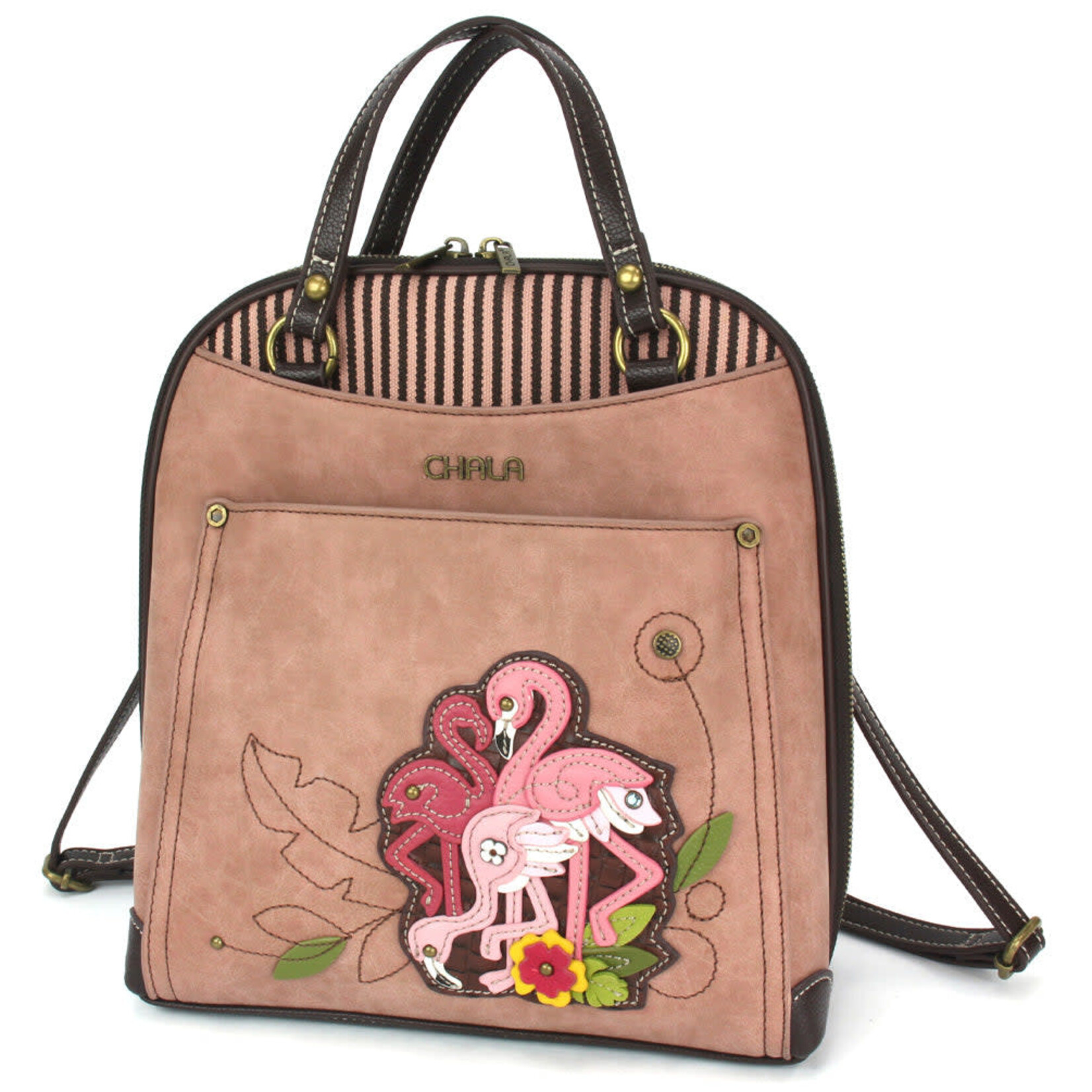 Chala Convertible Backpack Flamingo Group