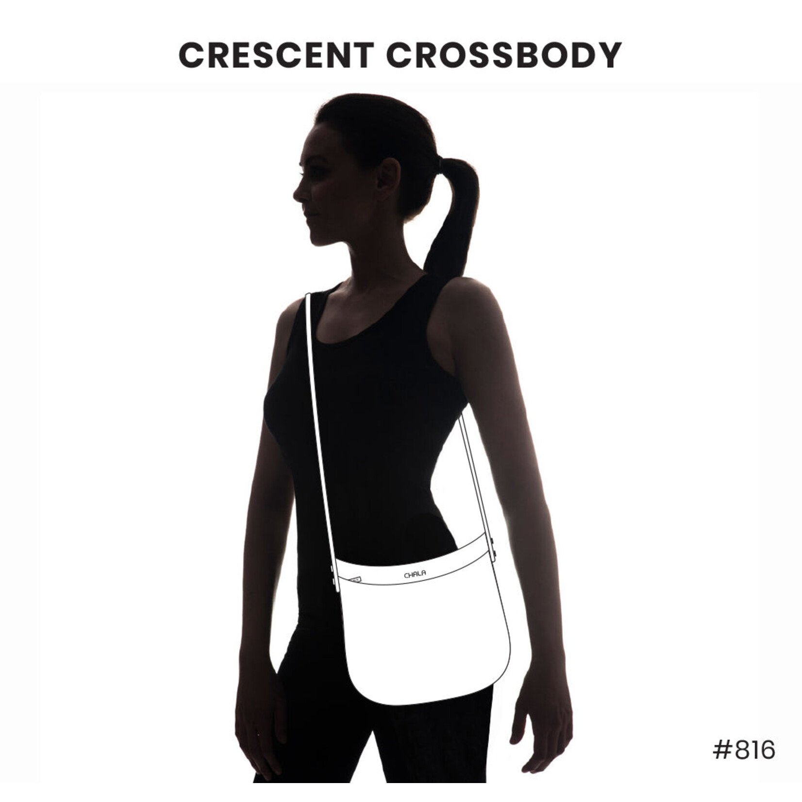 Chala Crescent Crossbody - Flamingo Group