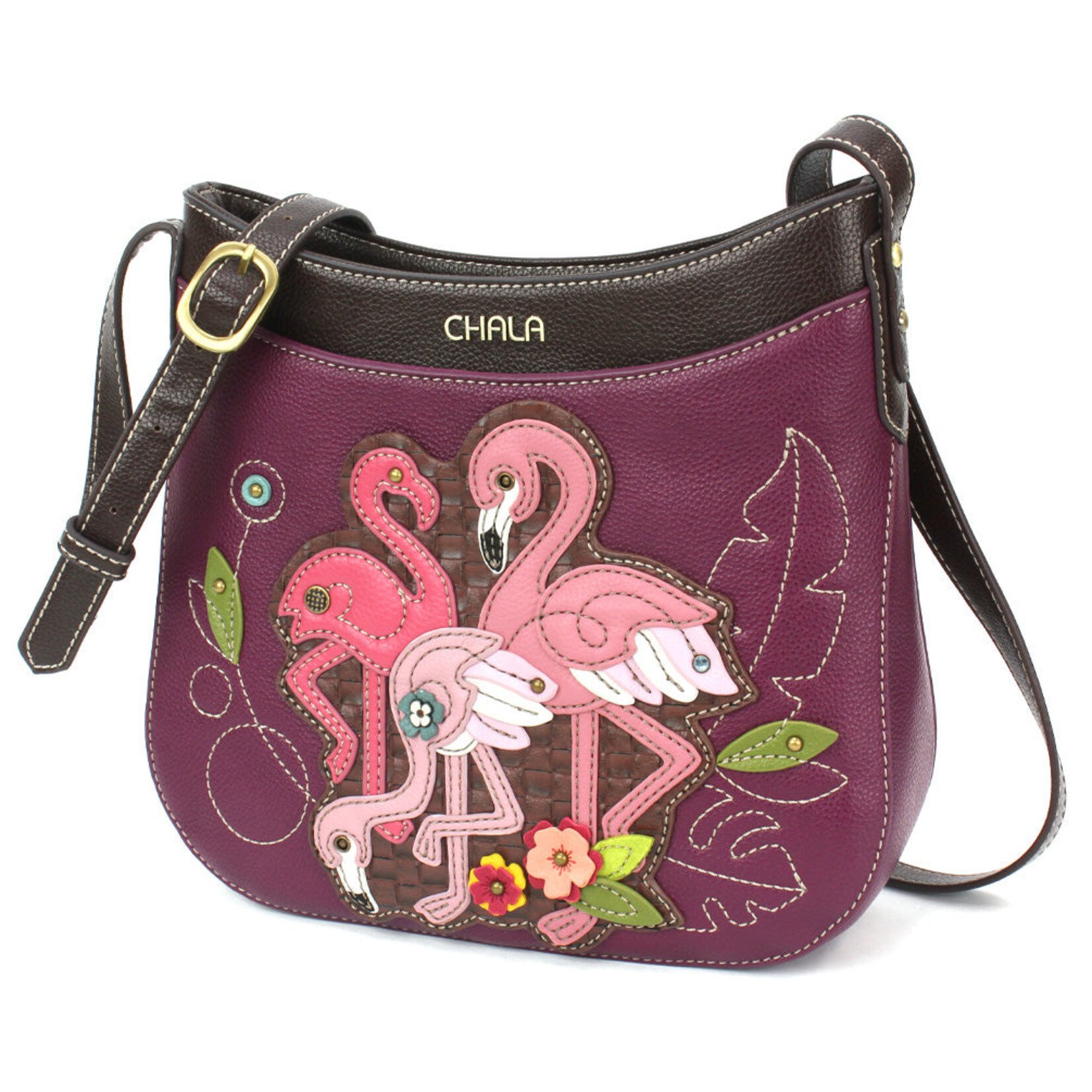 Chala Crescent Crossbody - Flamingo Group